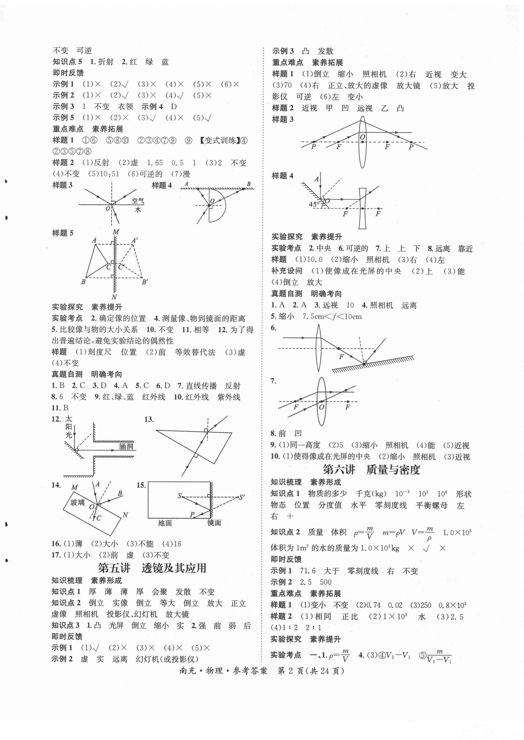 2022年国华图书中考拐点物理南充专版 第2页