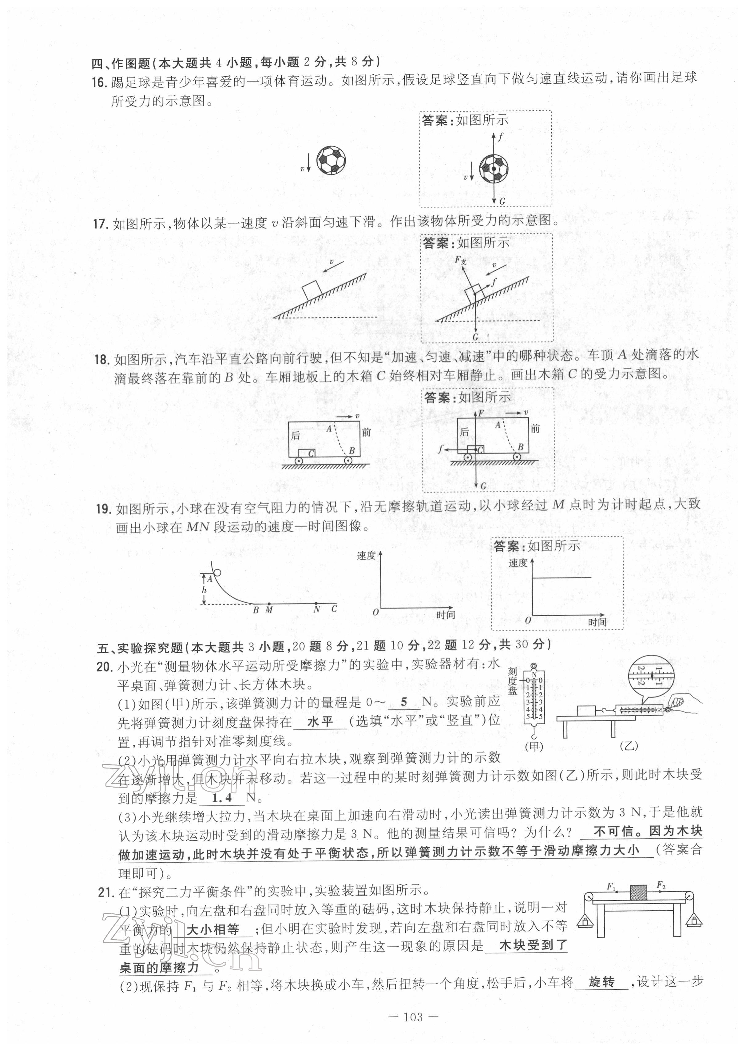 2022年導(dǎo)與練八年級(jí)物理下冊(cè)滬科版貴陽(yáng)專版 第3頁(yè)