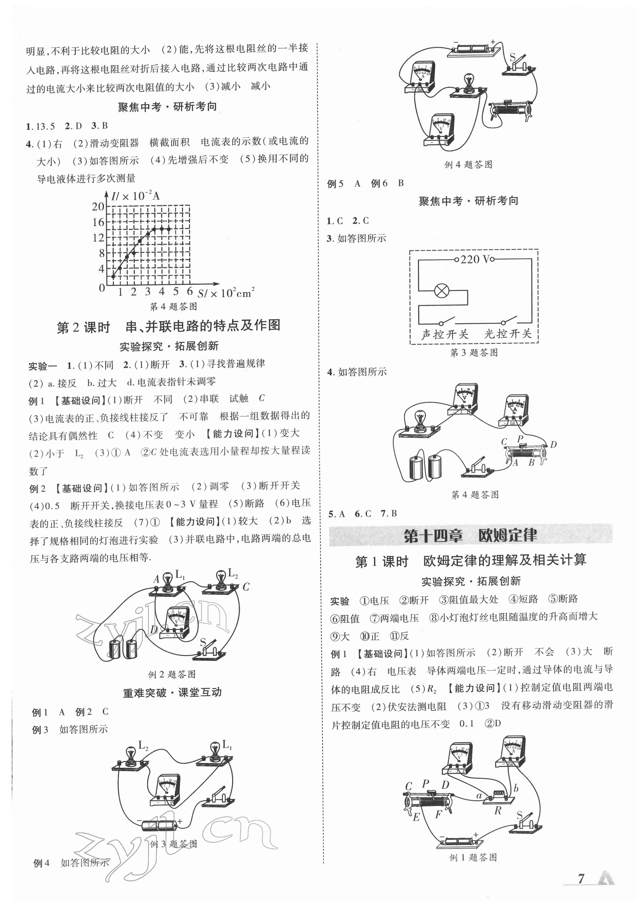 2022年卓文書業(yè)加速度物理人教版陜西專版 參考答案第7頁(yè)