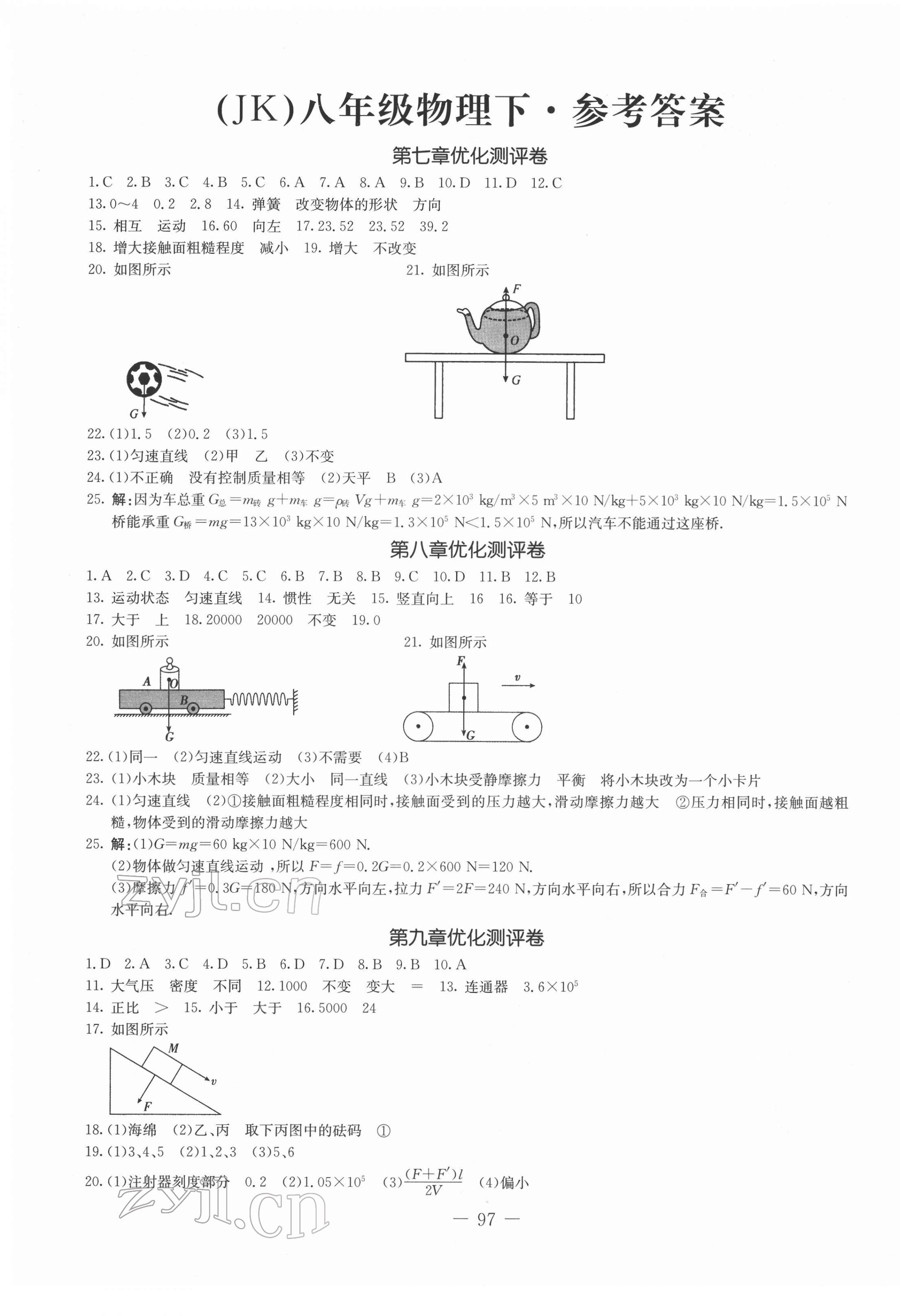 2022年創(chuàng)新思維八年級(jí)物理下冊教科版 第1頁