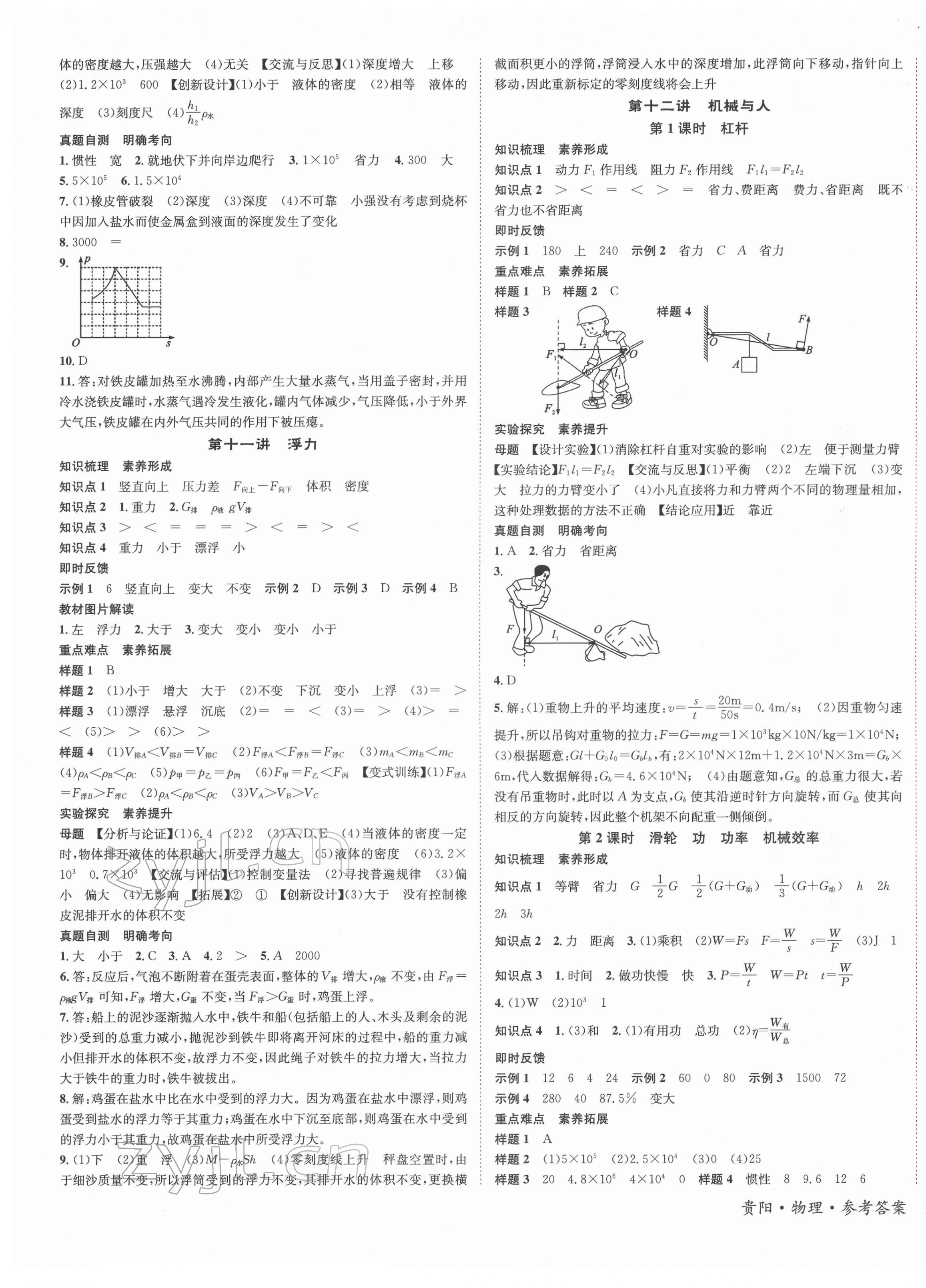 2022年國華圖書架構中考物理貴陽安順六盤水專版 第5頁