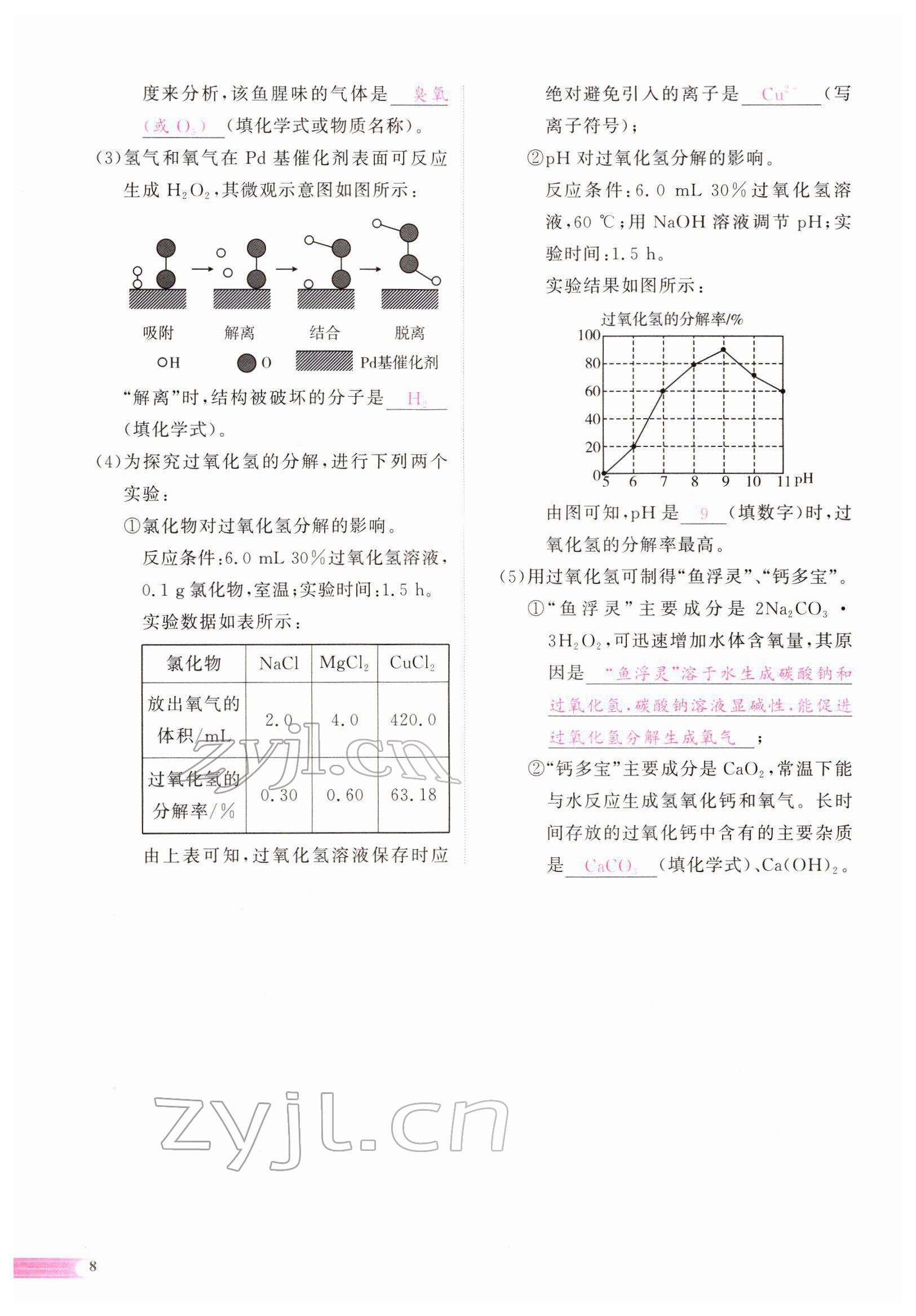2022年中考啟航化學(xué) 參考答案第20頁