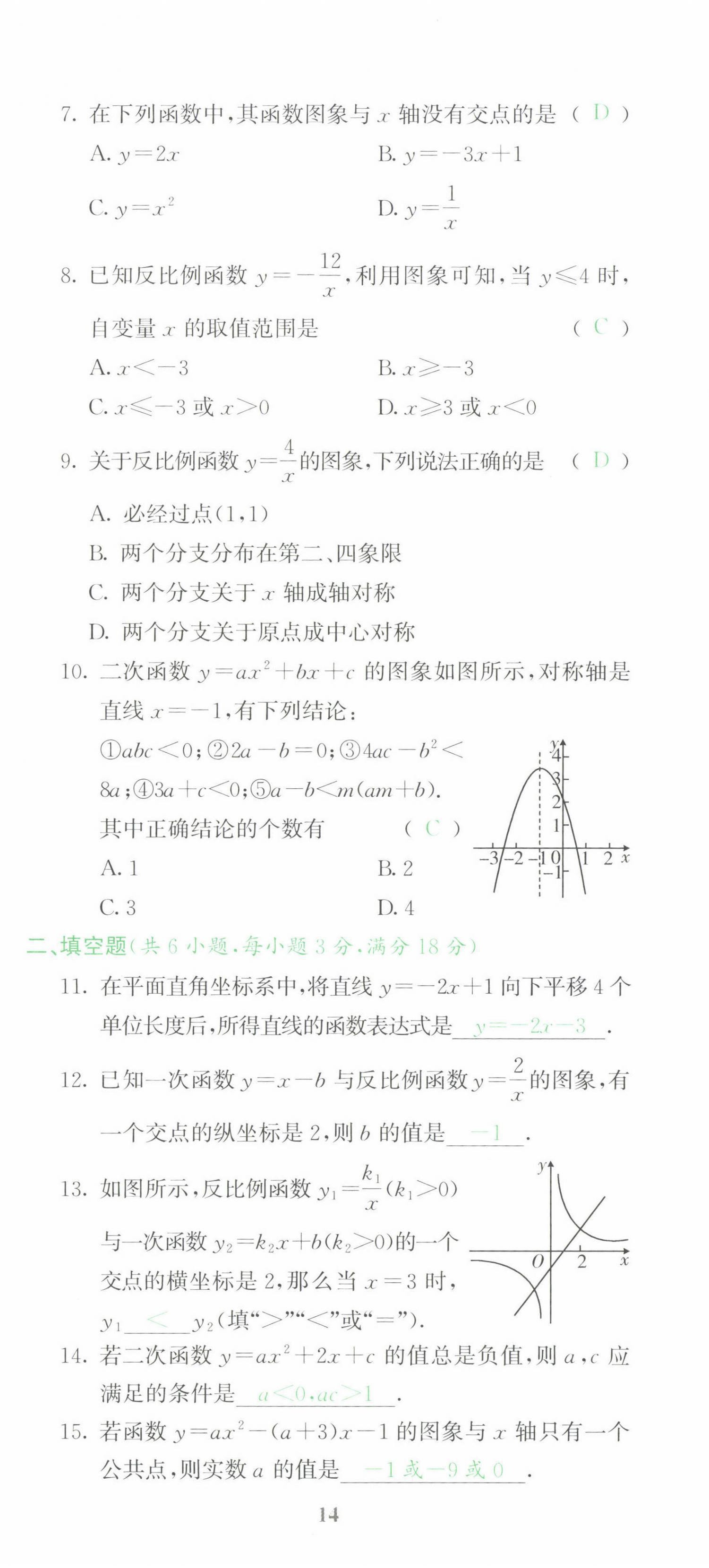 2022年中考啟航數(shù)學(xué) 第14頁(yè)