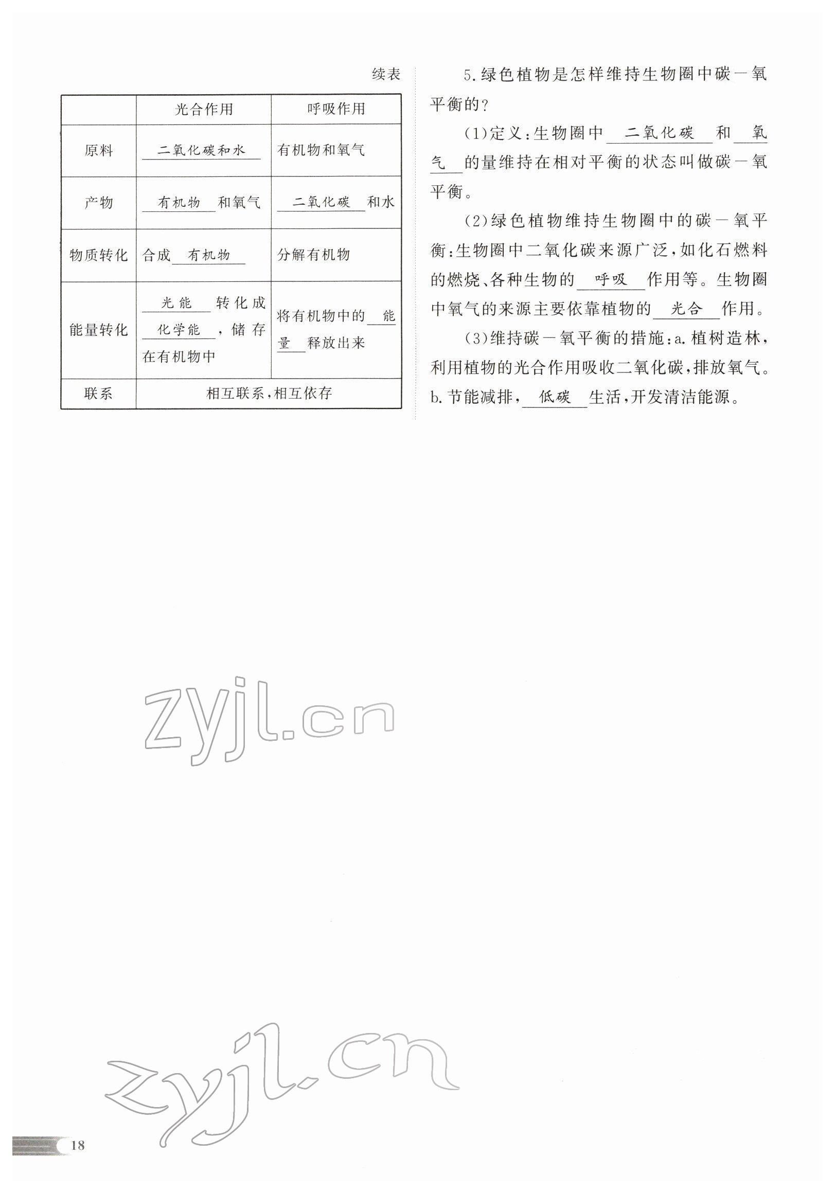 2022年中考啟航生物 參考答案第40頁