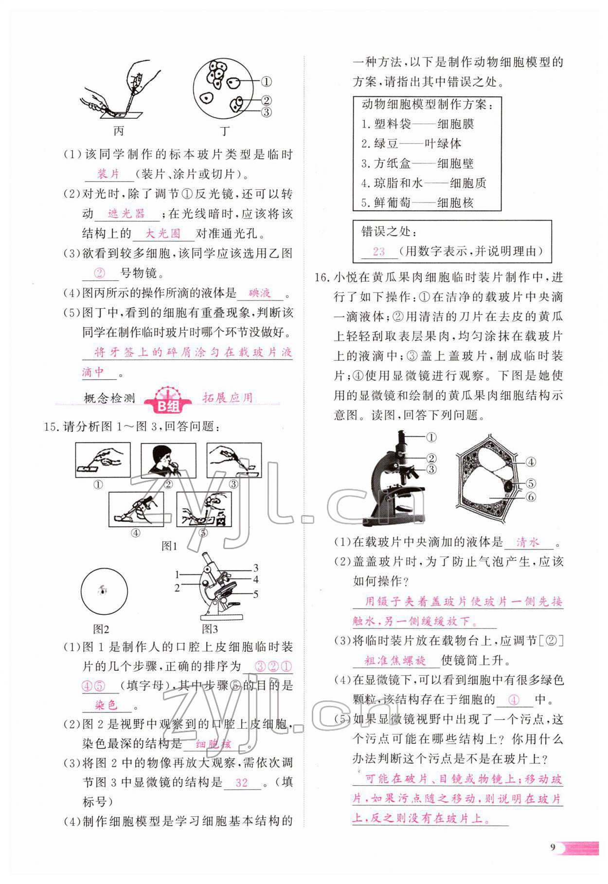 2022年中考啟航生物 參考答案第39頁