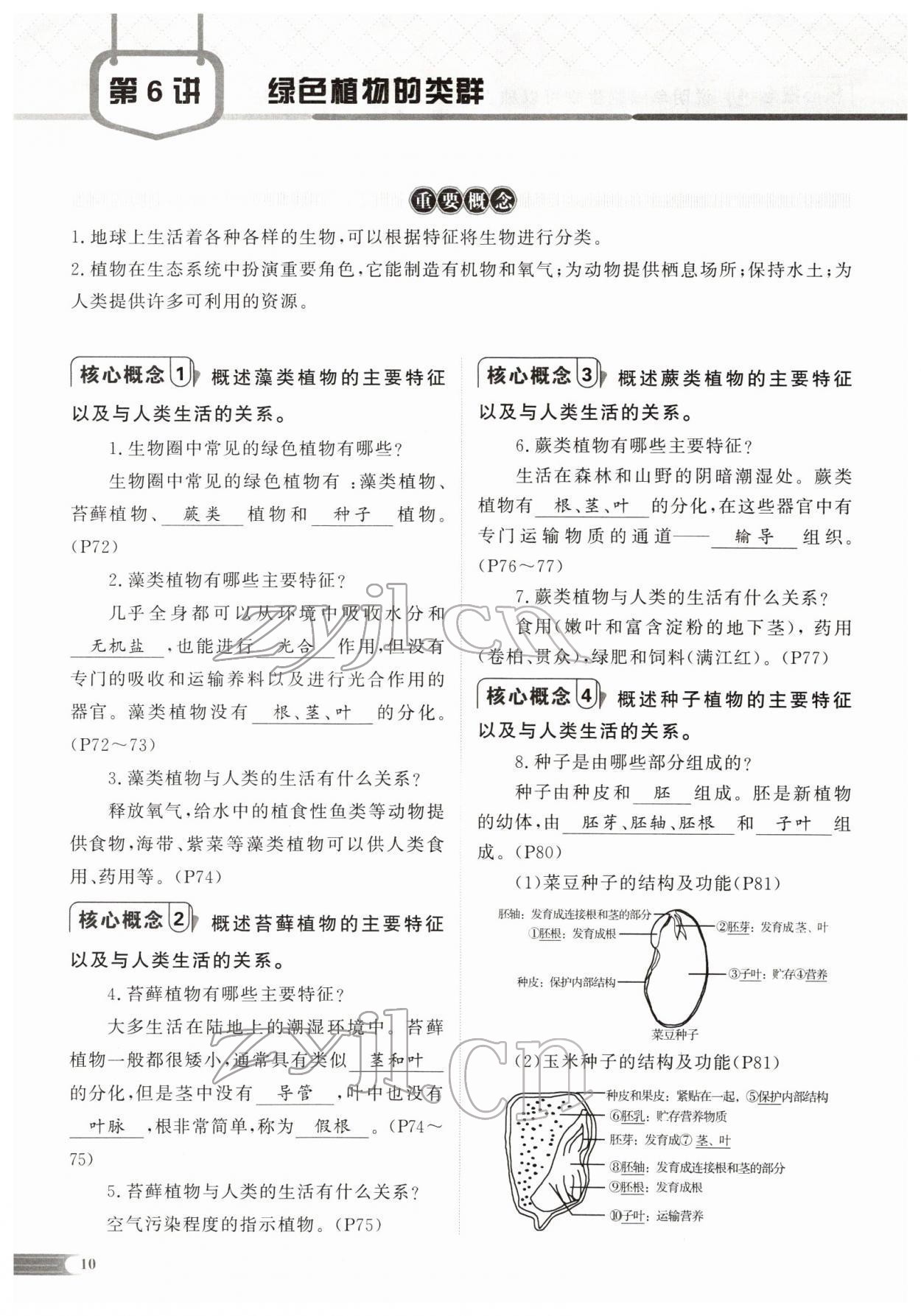 2022年中考啟航生物 參考答案第24頁
