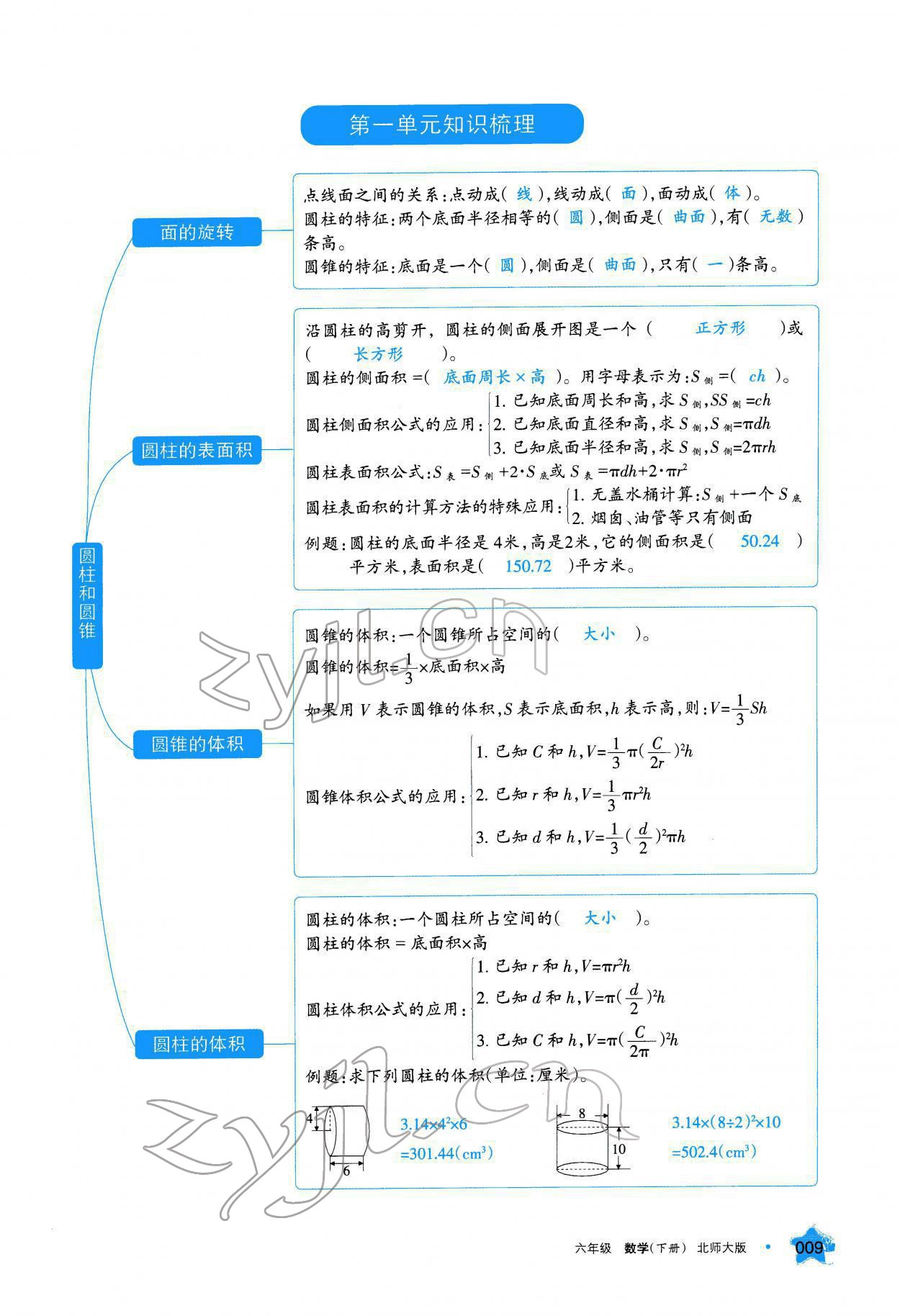 2022年學(xué)習(xí)之友六年級(jí)數(shù)學(xué)下冊(cè)北師大版 參考答案第10頁(yè)