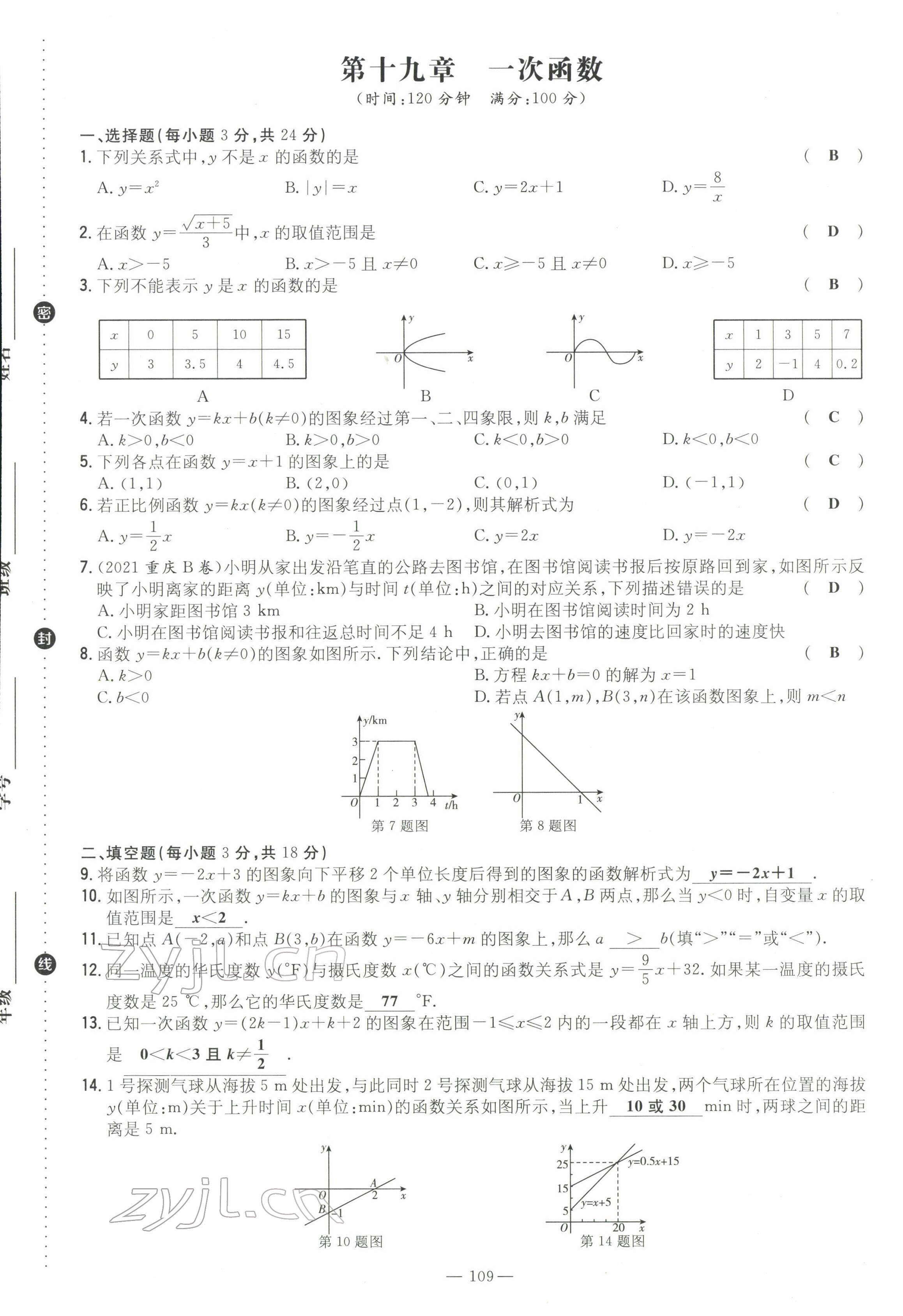 2022年初中同步學(xué)習(xí)導(dǎo)與練導(dǎo)學(xué)探究案八年級(jí)數(shù)學(xué)下冊(cè)人教版云南專版 第17頁