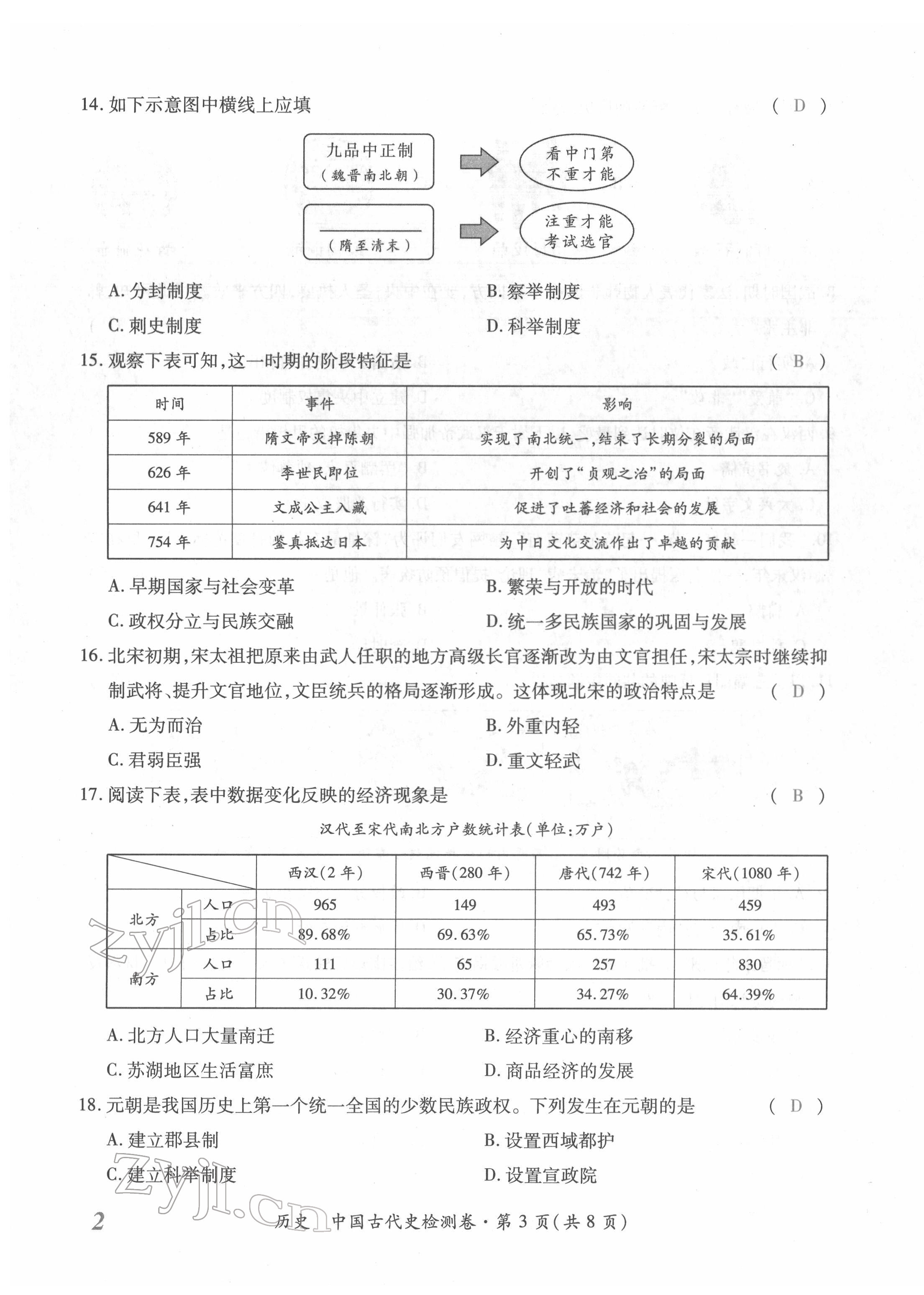 2022年本土攻略精準復習方案歷史云南專版 第3頁