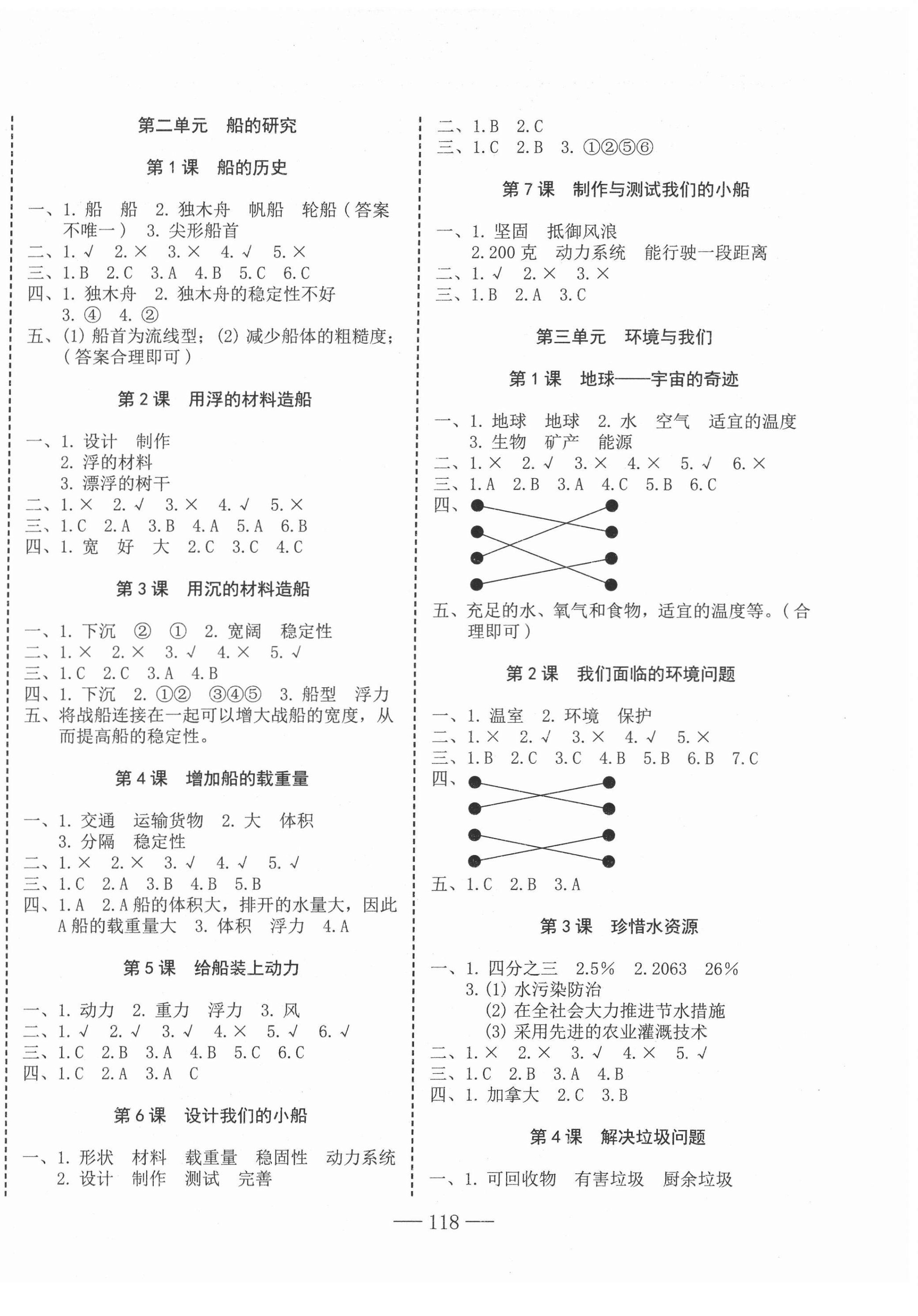 2022年科學速記大通關五年級下冊教科版 第2頁