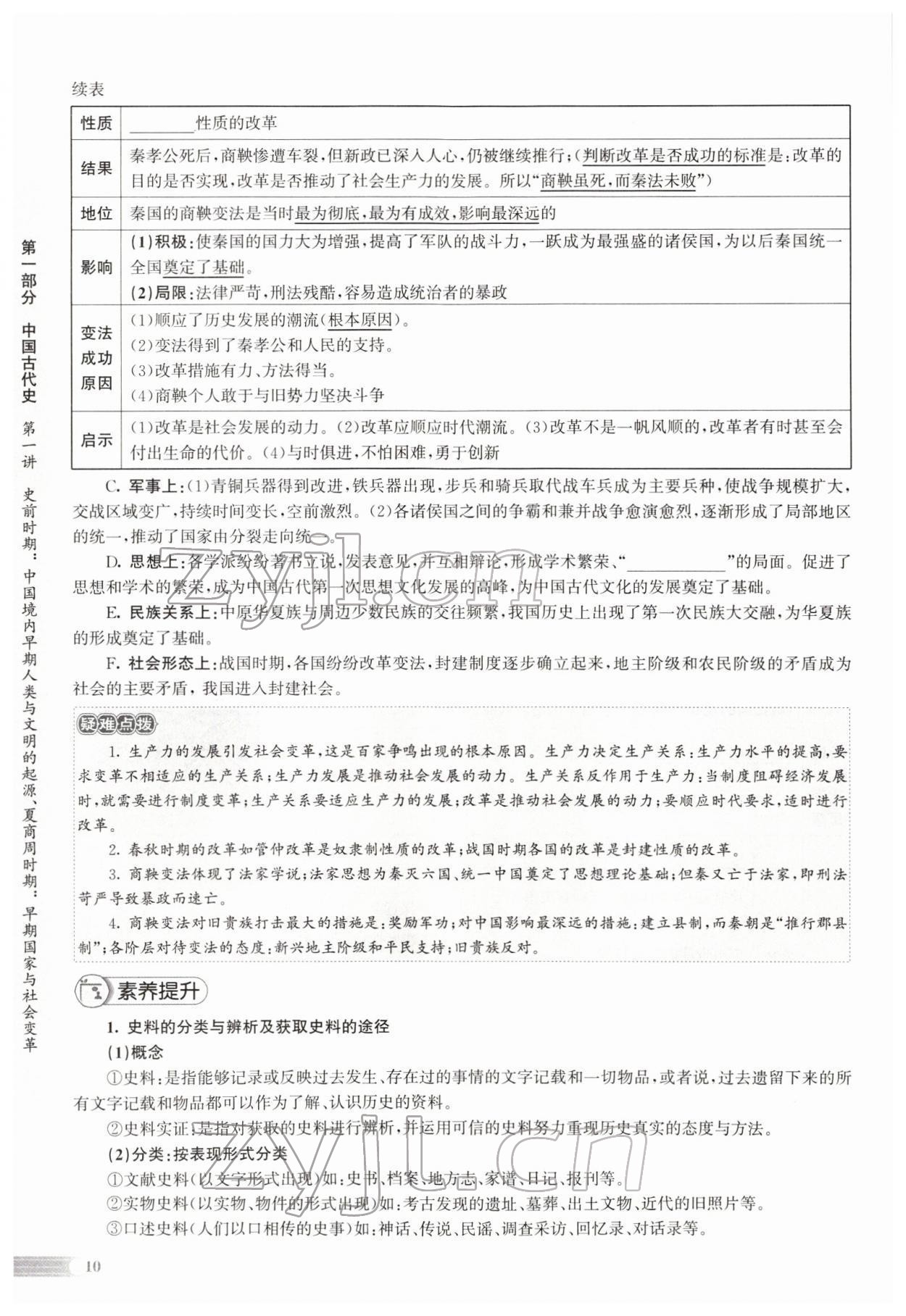 2022年中考啟航歷史人教版 參考答案第15頁