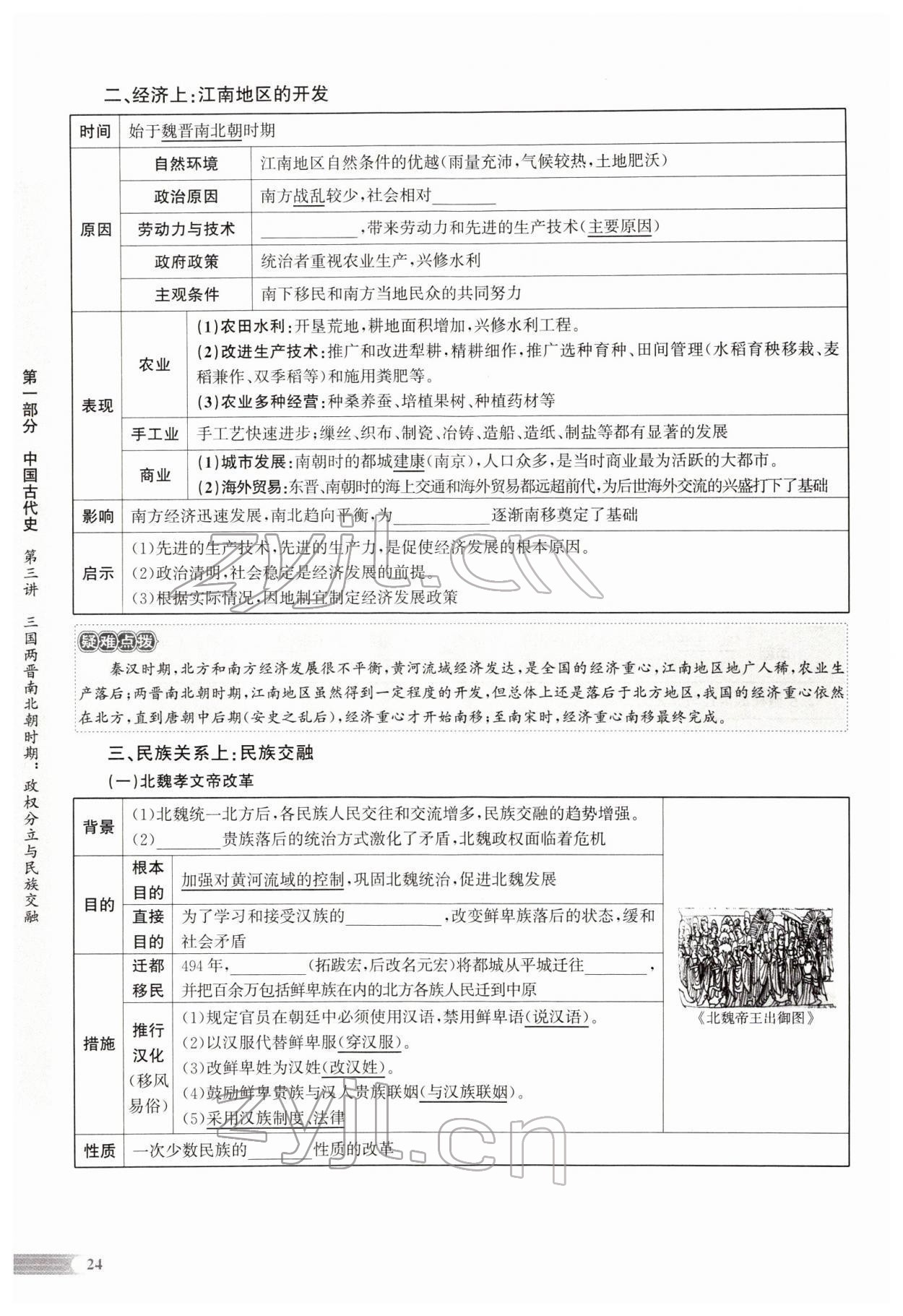 2022年中考啟航歷史人教版 參考答案第43頁(yè)