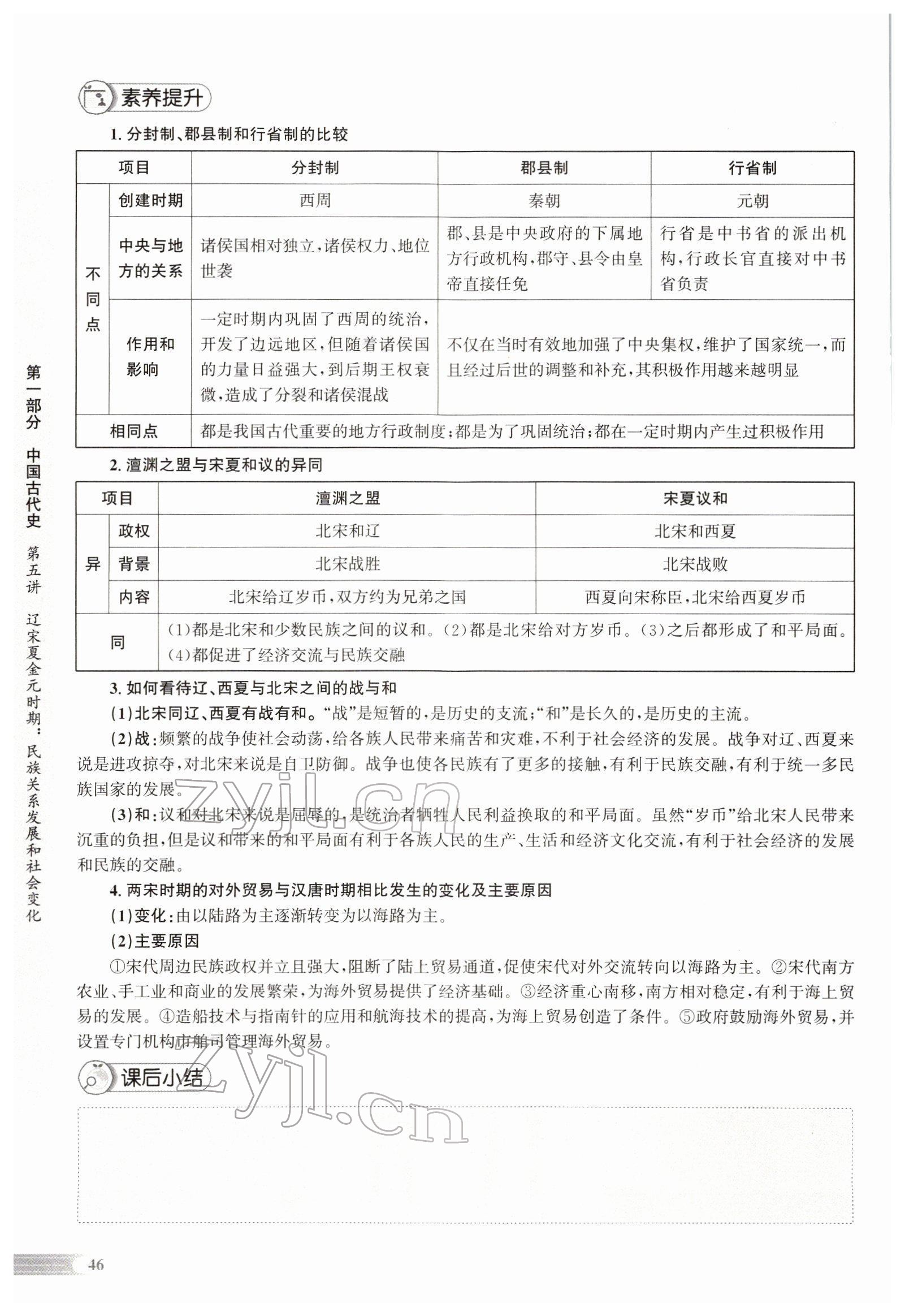 2022年中考啟航歷史人教版 參考答案第87頁