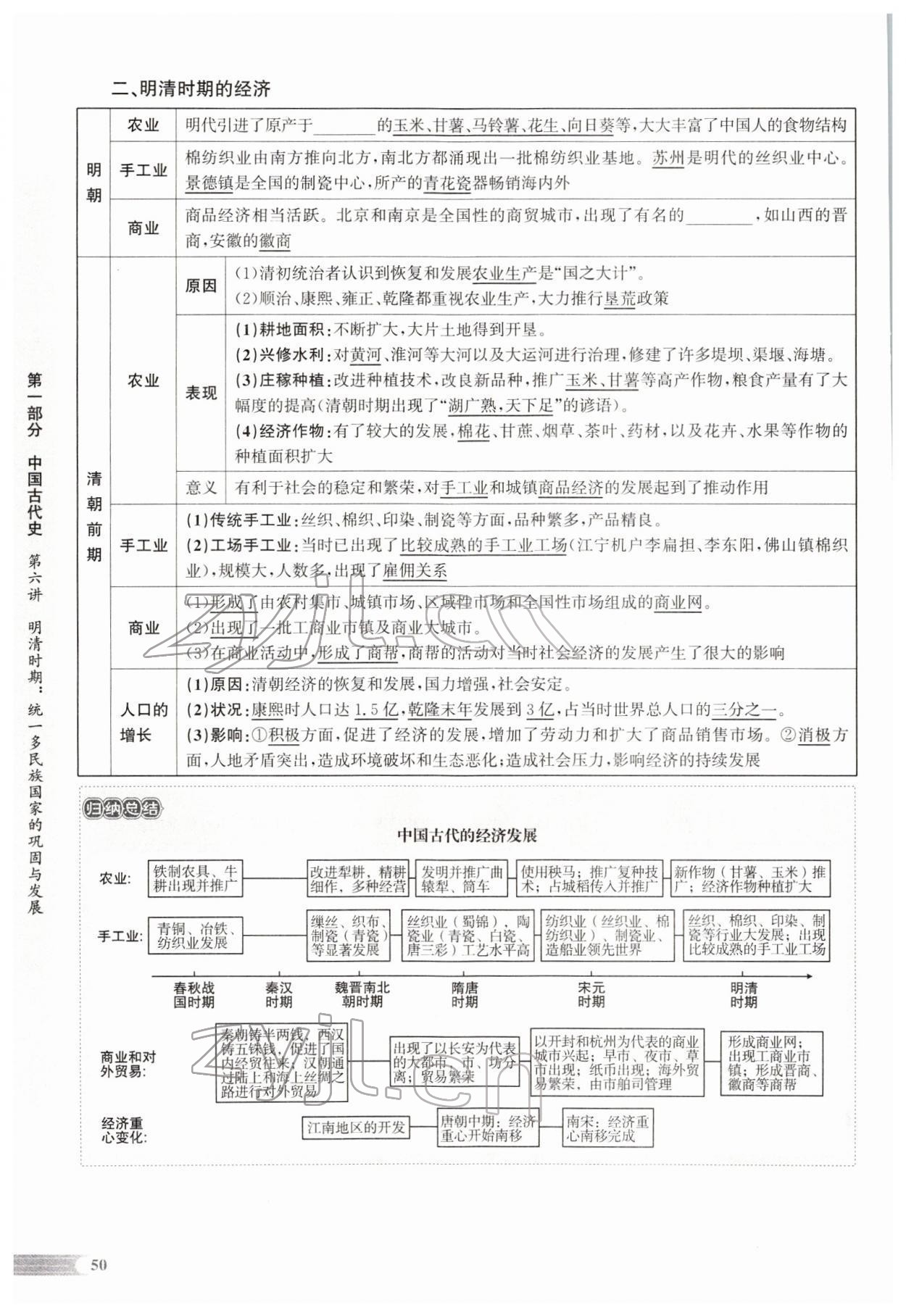 2022年中考啟航歷史人教版 參考答案第95頁(yè)