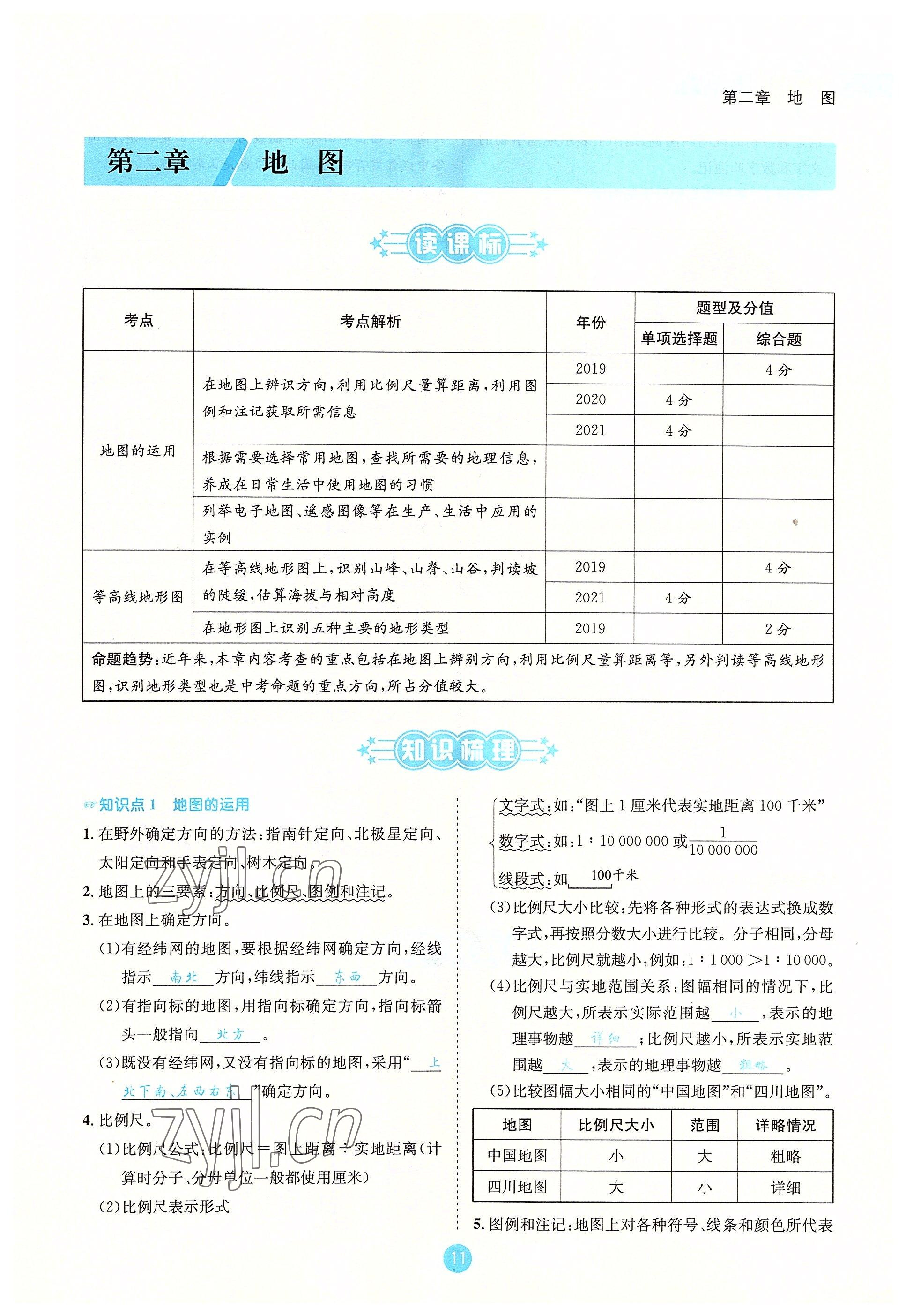 2022年決勝中考地理南充專版 參考答案第29頁