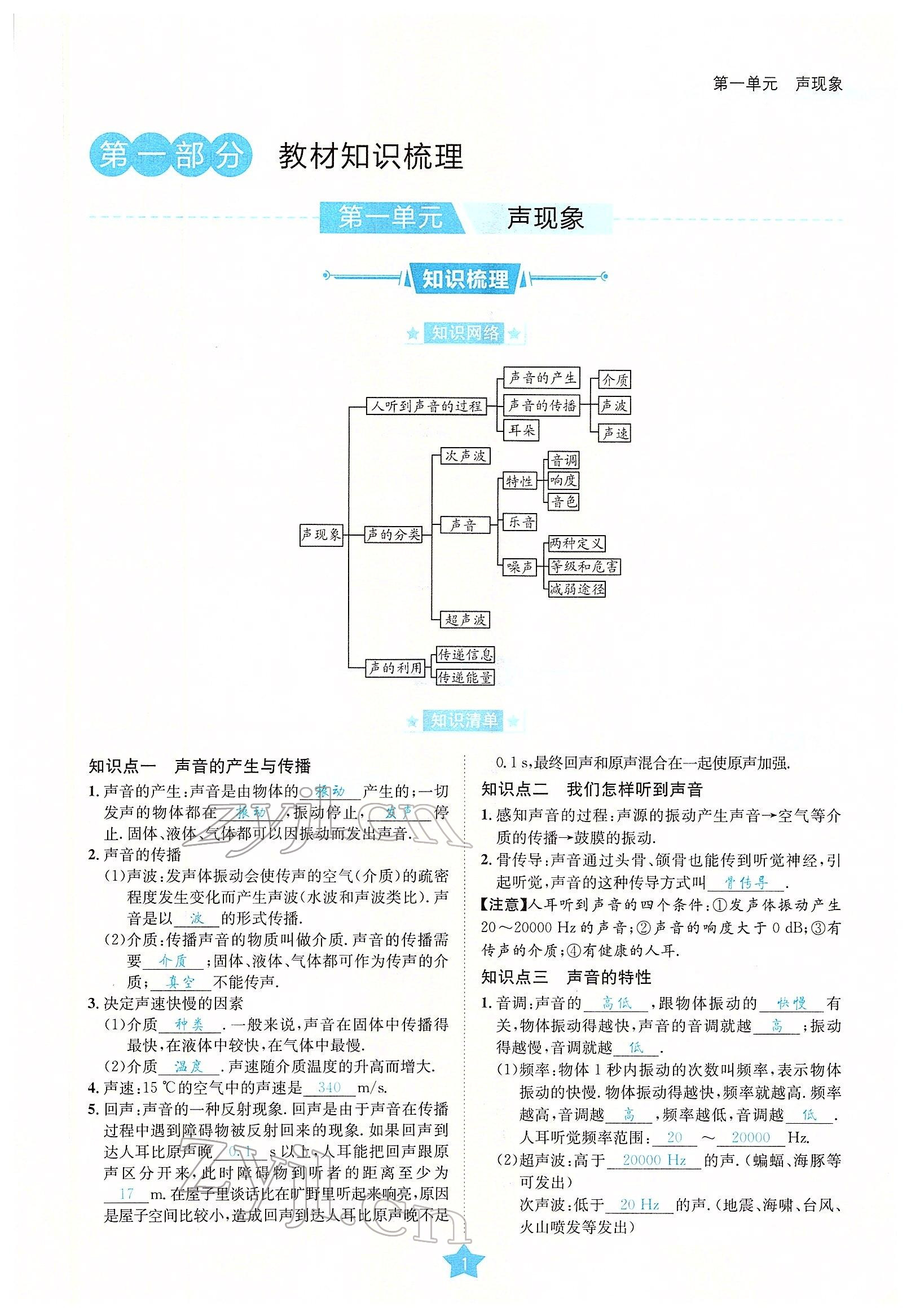 2022年決勝中考物理南充專版 參考答案第13頁