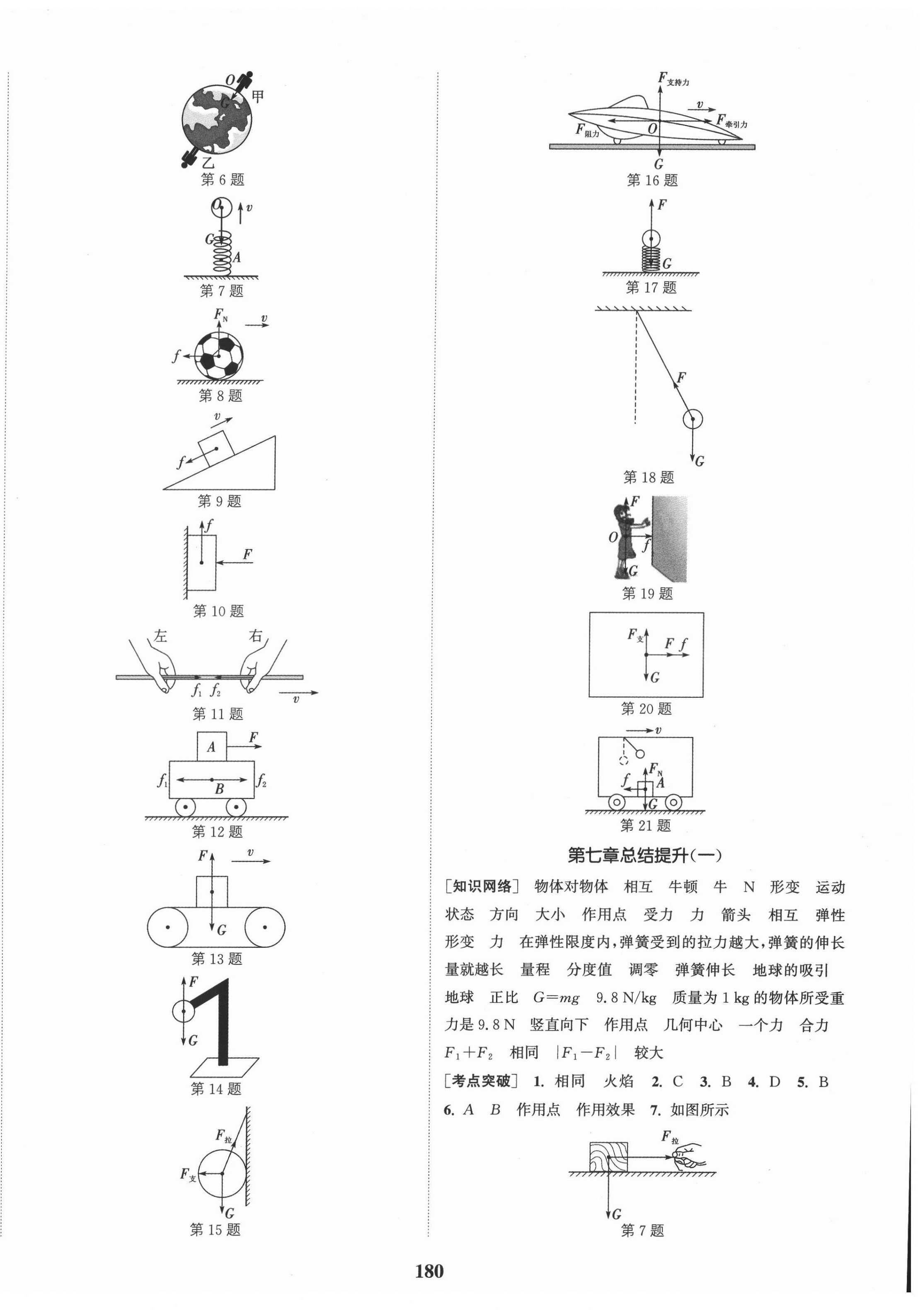 2022年通城学典课时作业本八年级物理下册北师大版 第6页