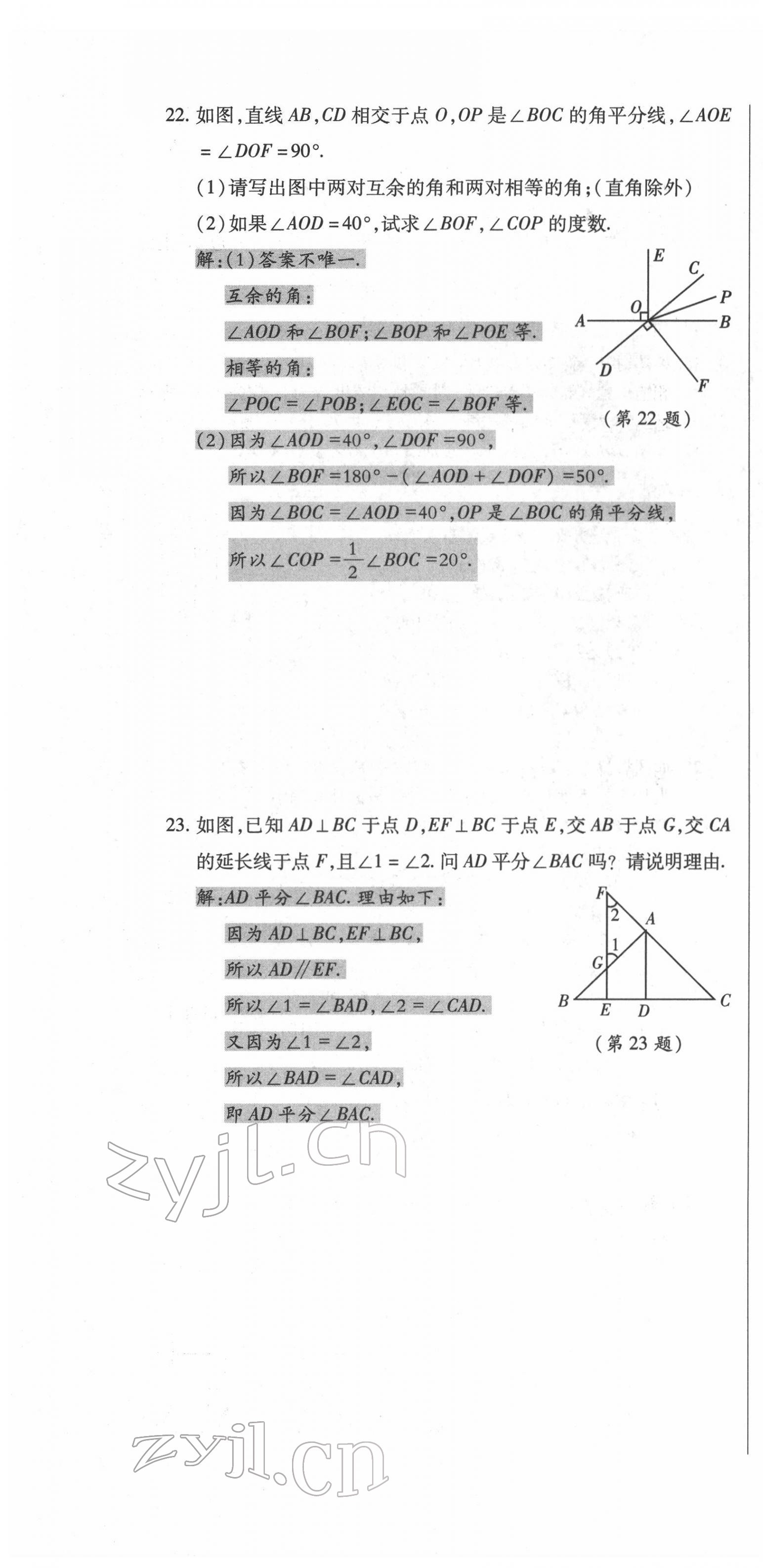 2022年高分突破課時(shí)達(dá)標(biāo)講練測(cè)七年級(jí)數(shù)學(xué)下冊(cè)北師大版 第10頁(yè)