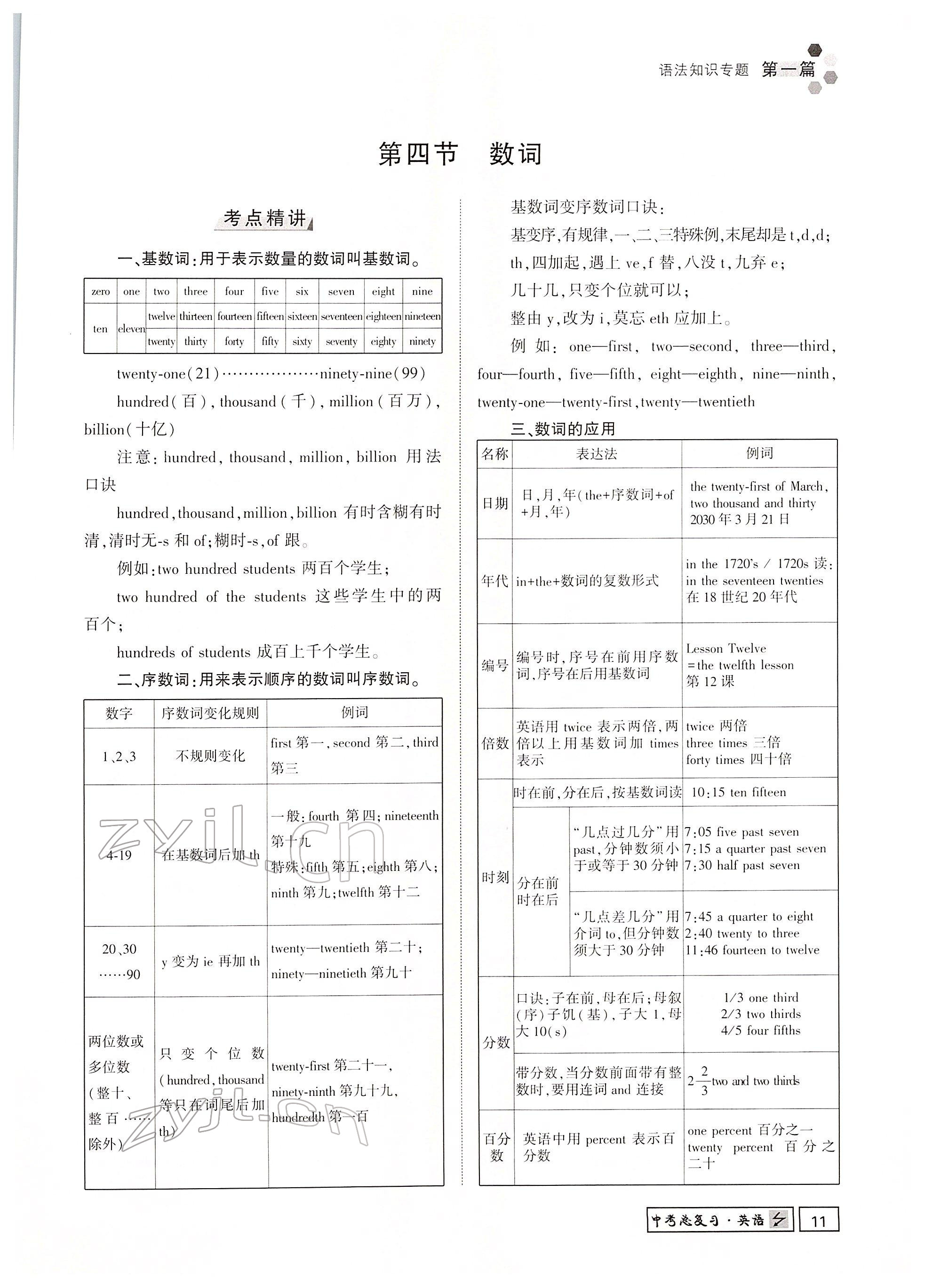 2022年黔東南中考導(dǎo)學(xué)英語 參考答案第37頁