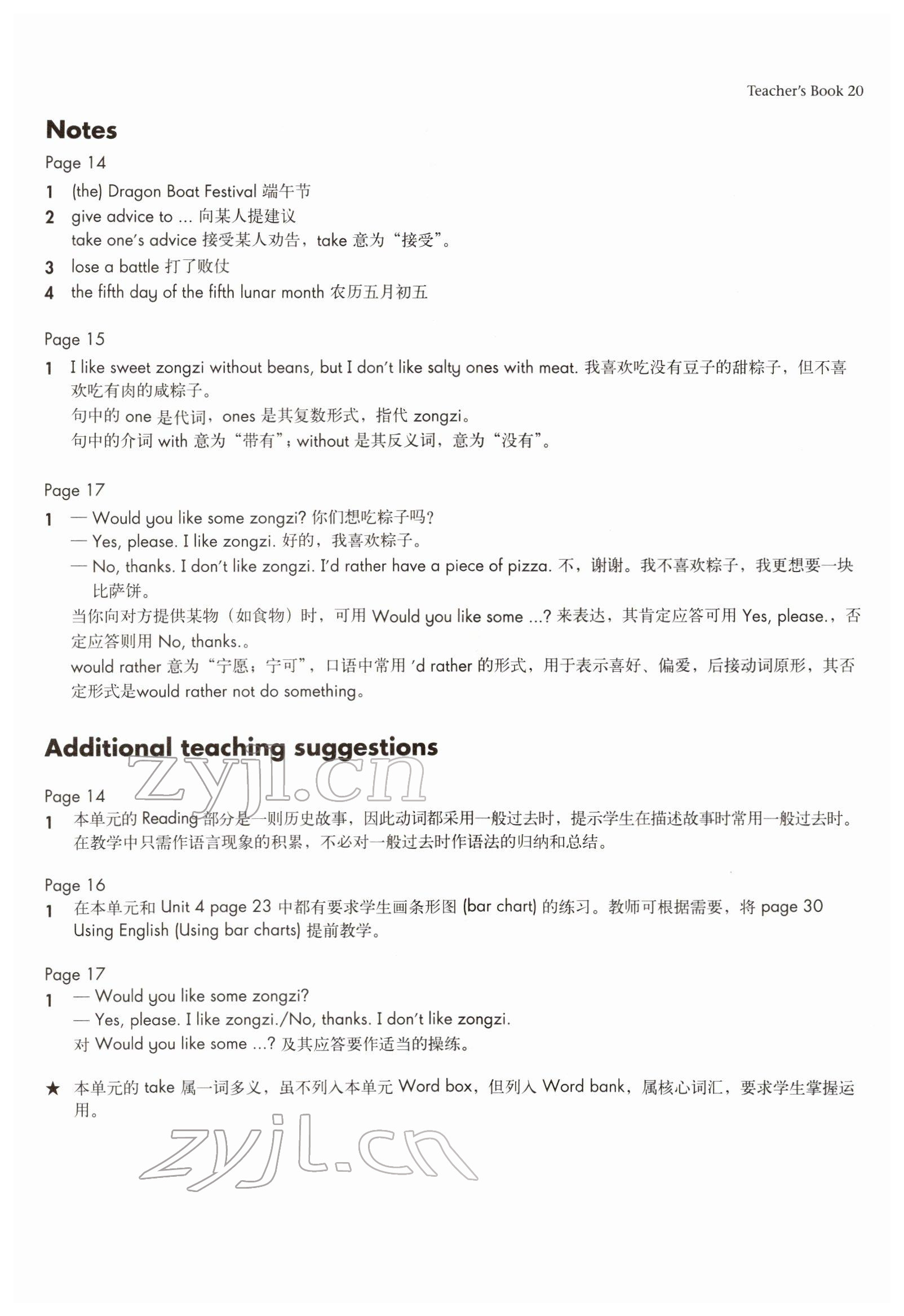 2022年教材課本六年級英語下冊滬教版54制 參考答案第32頁