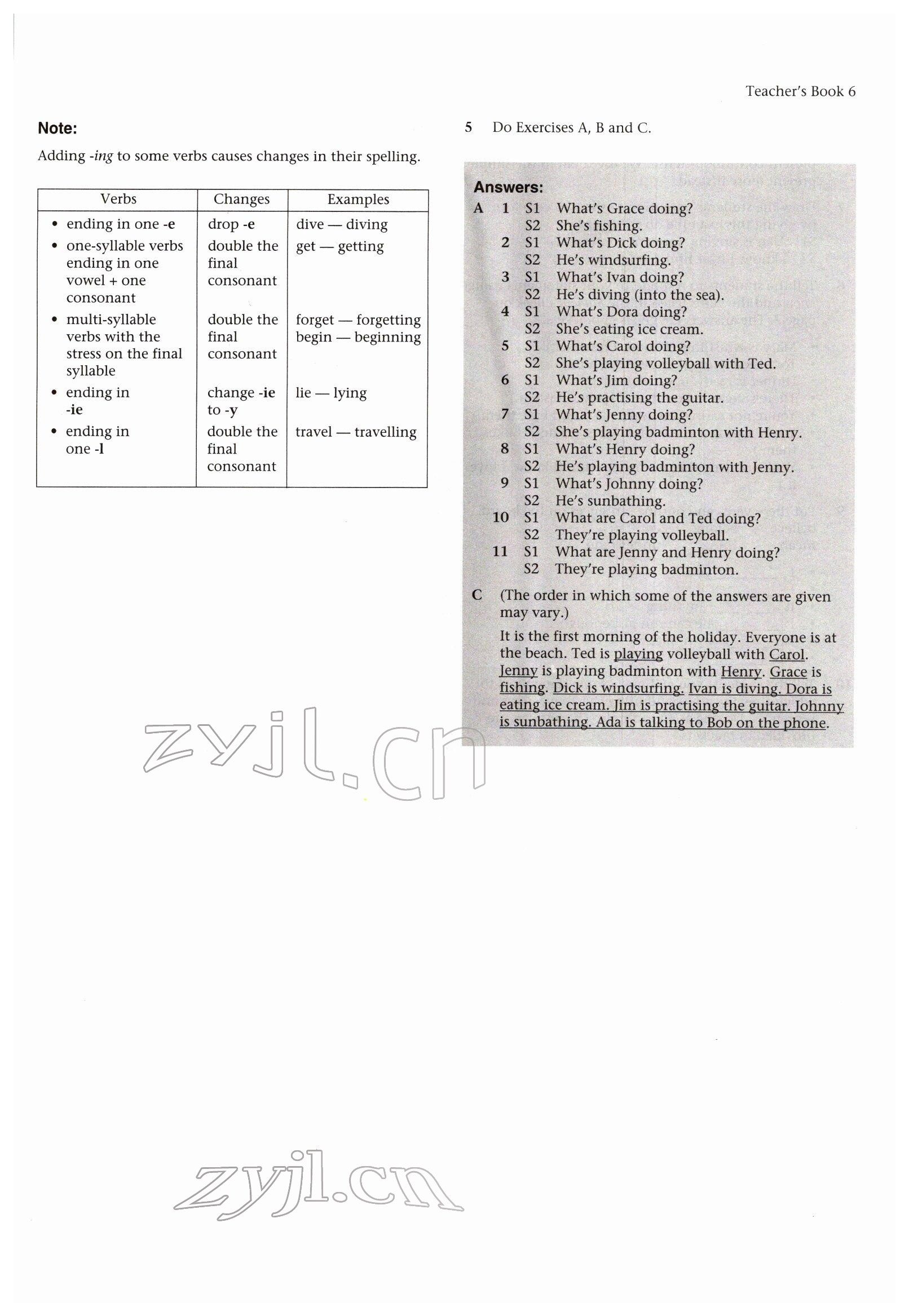 2022年教材課本八年級英語第二學(xué)期滬教版五四制 參考答案第12頁