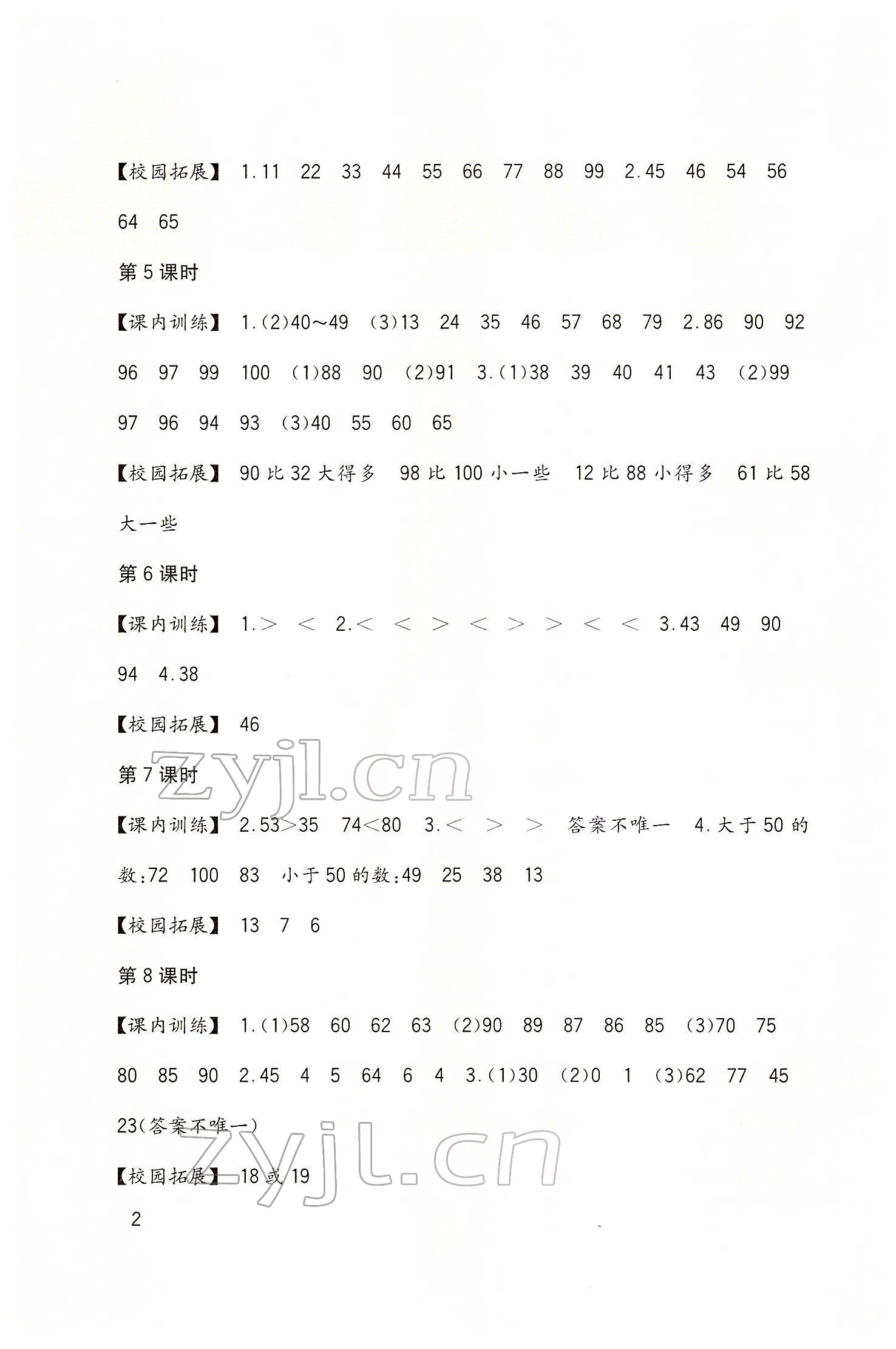 2022年小學(xué)生學(xué)習(xí)實(shí)踐園地一年級(jí)數(shù)學(xué)下冊(cè)西師大版 第2頁