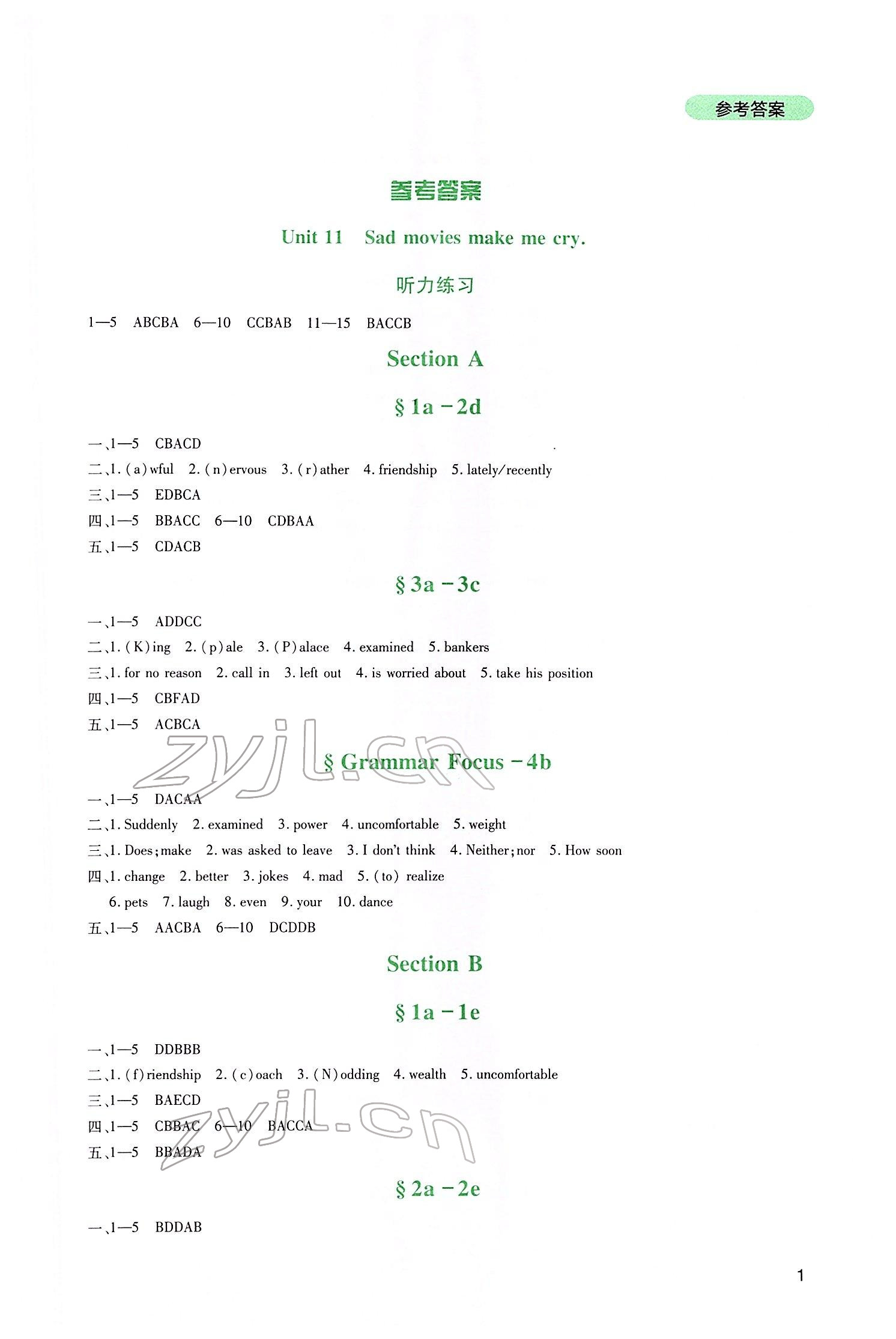 2022年新課程實(shí)踐與探究叢書九年級(jí)英語下冊(cè)人教版 第1頁