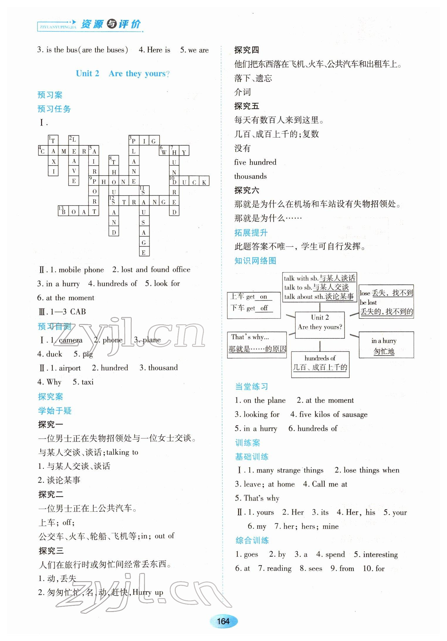 2022年資源與評價七年級英語下冊外研版 第2頁