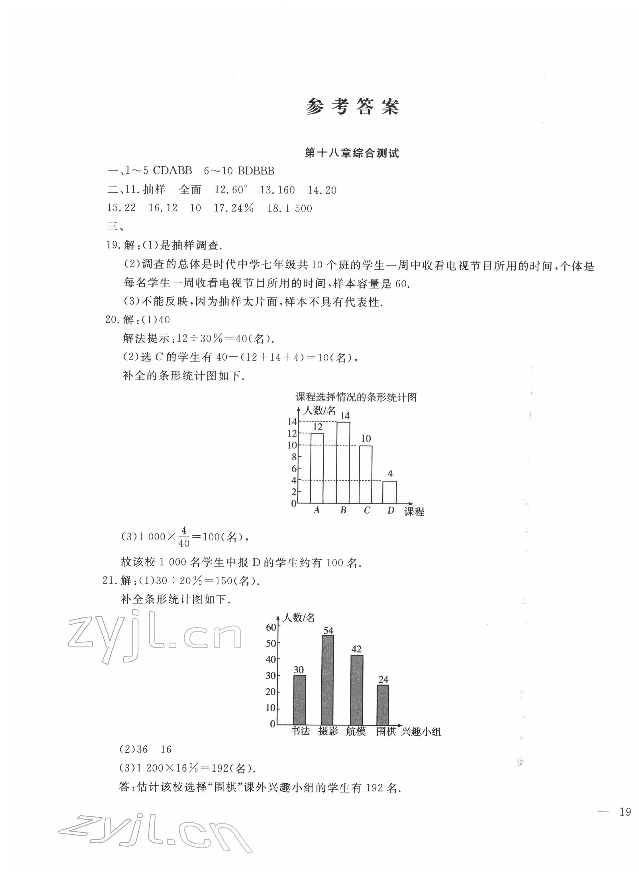 2022年績(jī)優(yōu)課堂高效提升滿分備考八年級(jí)數(shù)學(xué)下冊(cè)冀教版 第1頁