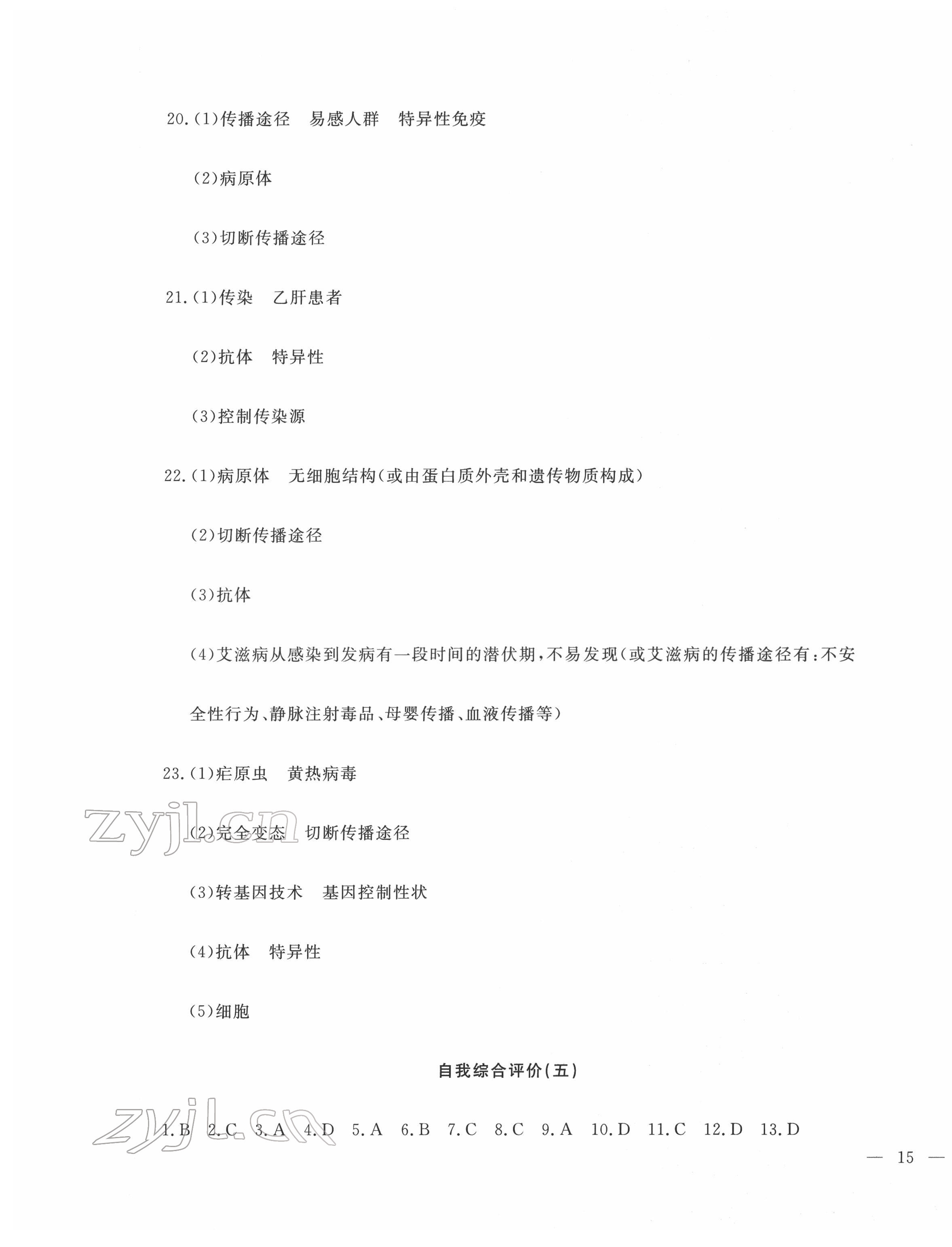 2022年績(jī)優(yōu)課堂高效提升滿分備考八年級(jí)生物下冊(cè)人教版 第5頁