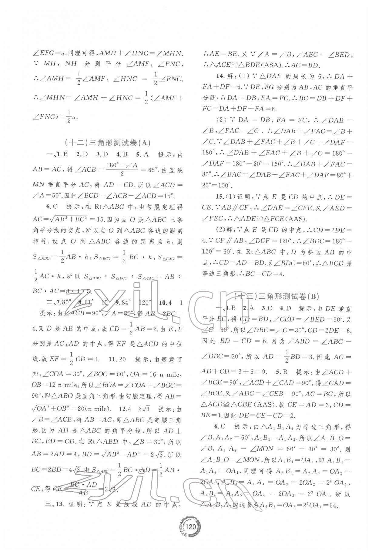 2022年中考先鋒中考總復(fù)習(xí)配套測(cè)試卷數(shù)學(xué)A版 第10頁(yè)