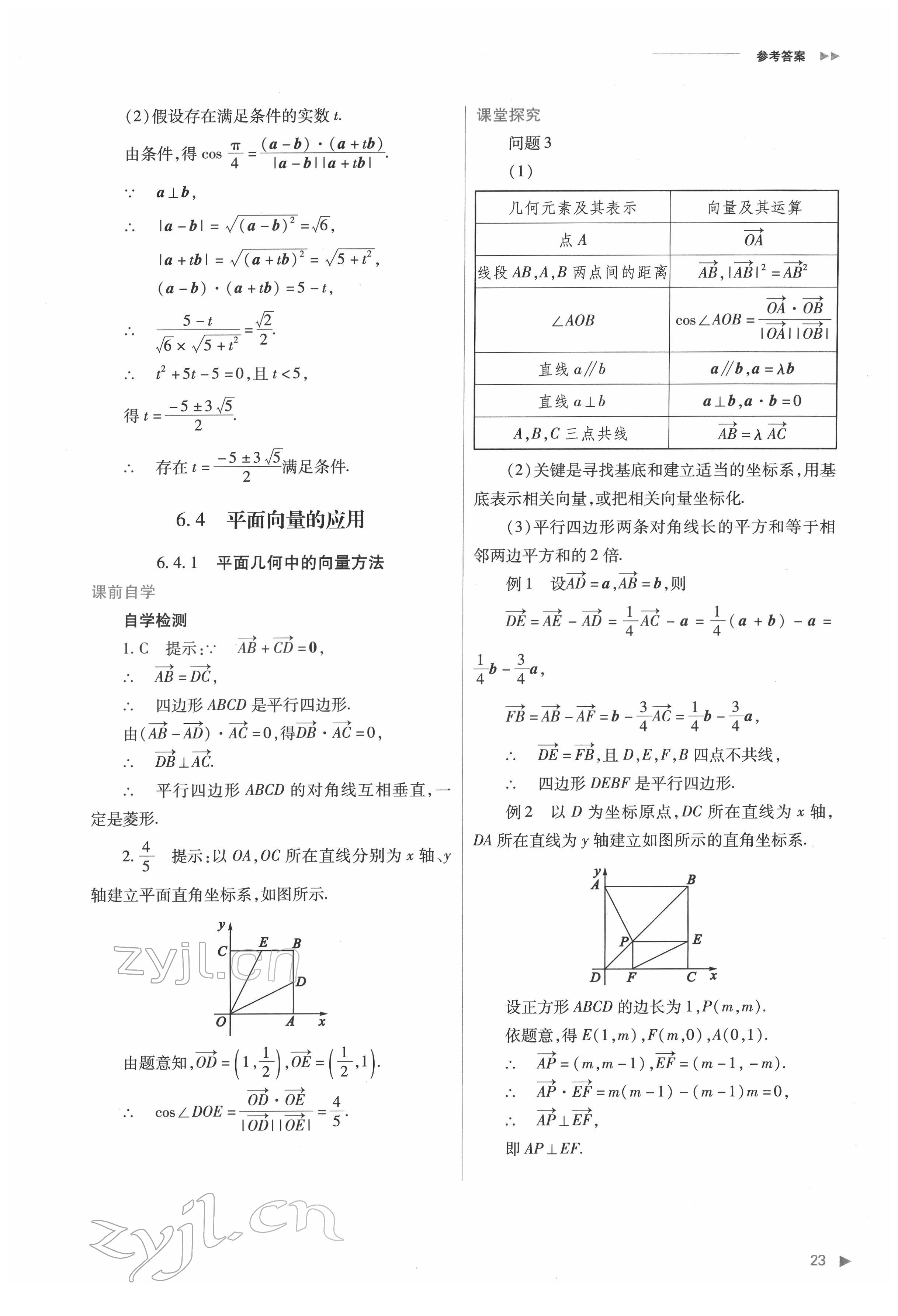 2022年普通高中新課程同步練習(xí)冊(cè)高中數(shù)學(xué)必修第二冊(cè)人教版 第23頁