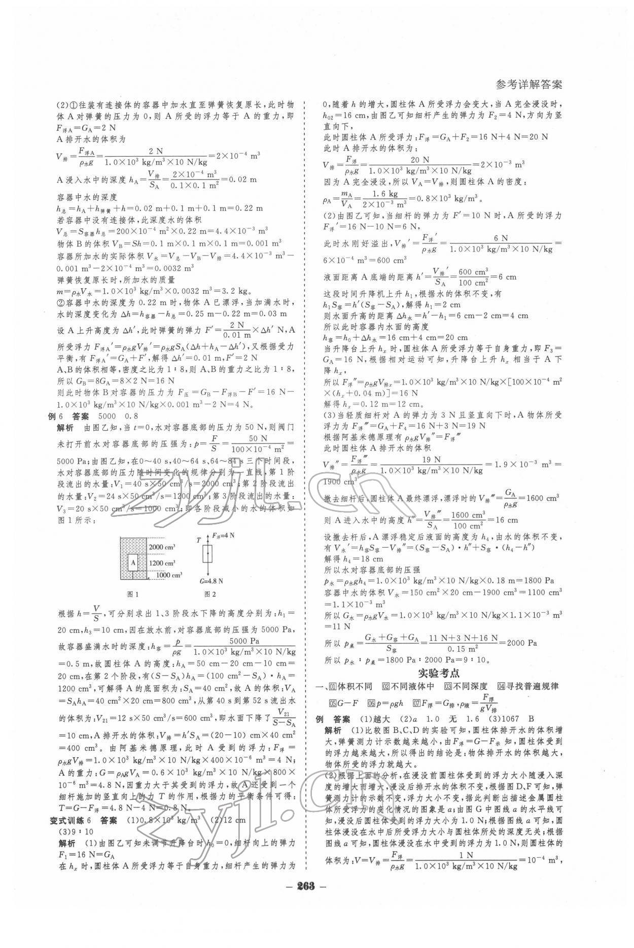 2022年金版教程中考復(fù)習(xí)解決方案物理重慶專版 參考答案第13頁