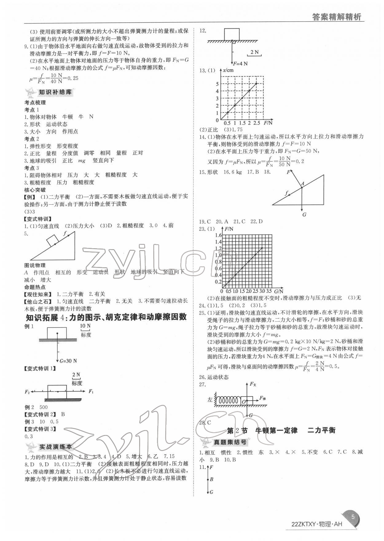 2022年中考特訓(xùn)營物理安徽專版 第5頁