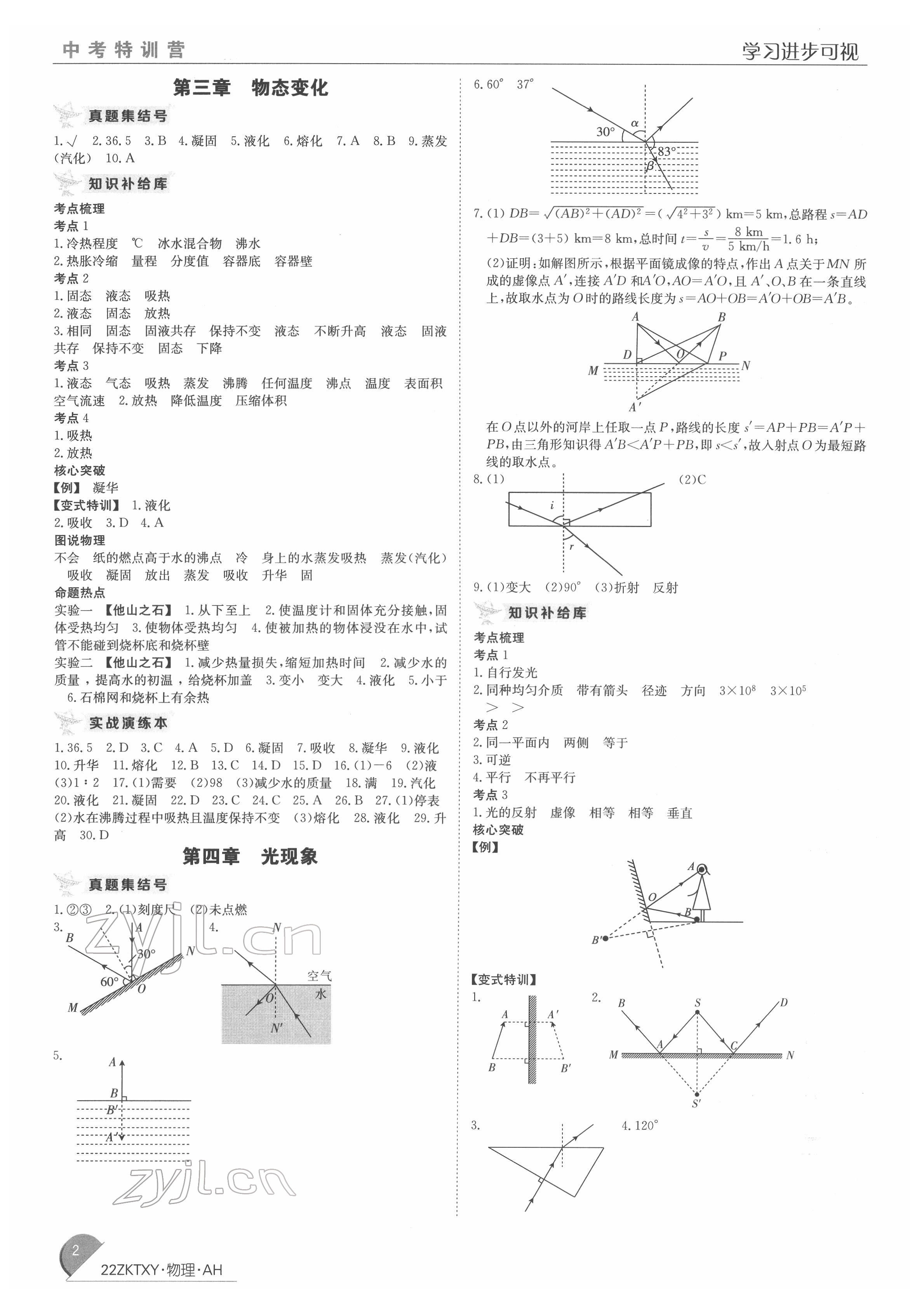 2022年中考特訓(xùn)營(yíng)物理安徽專版 第2頁(yè)