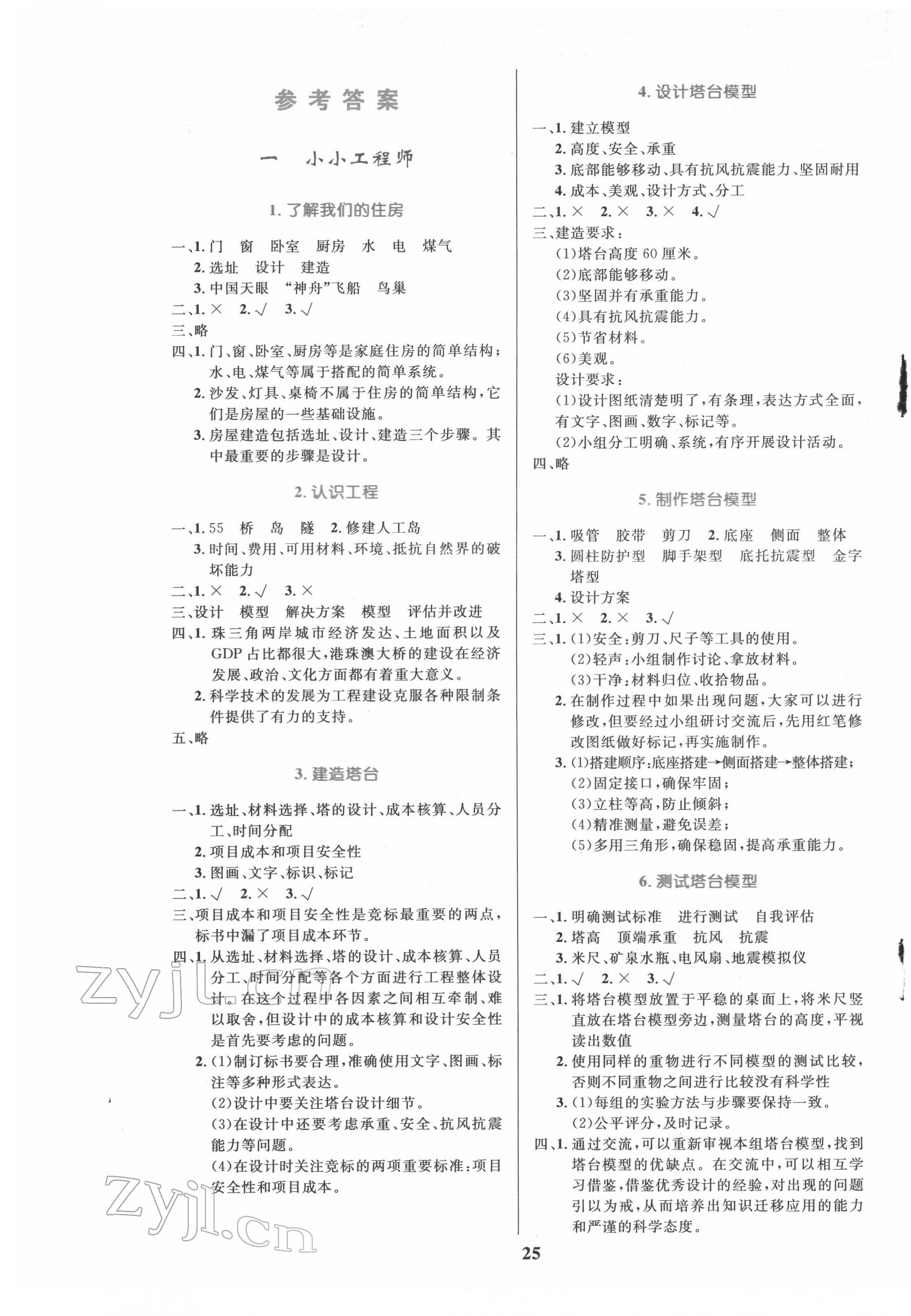 2022年全優(yōu)設計超人天天練六年級科學下冊教科版 第1頁