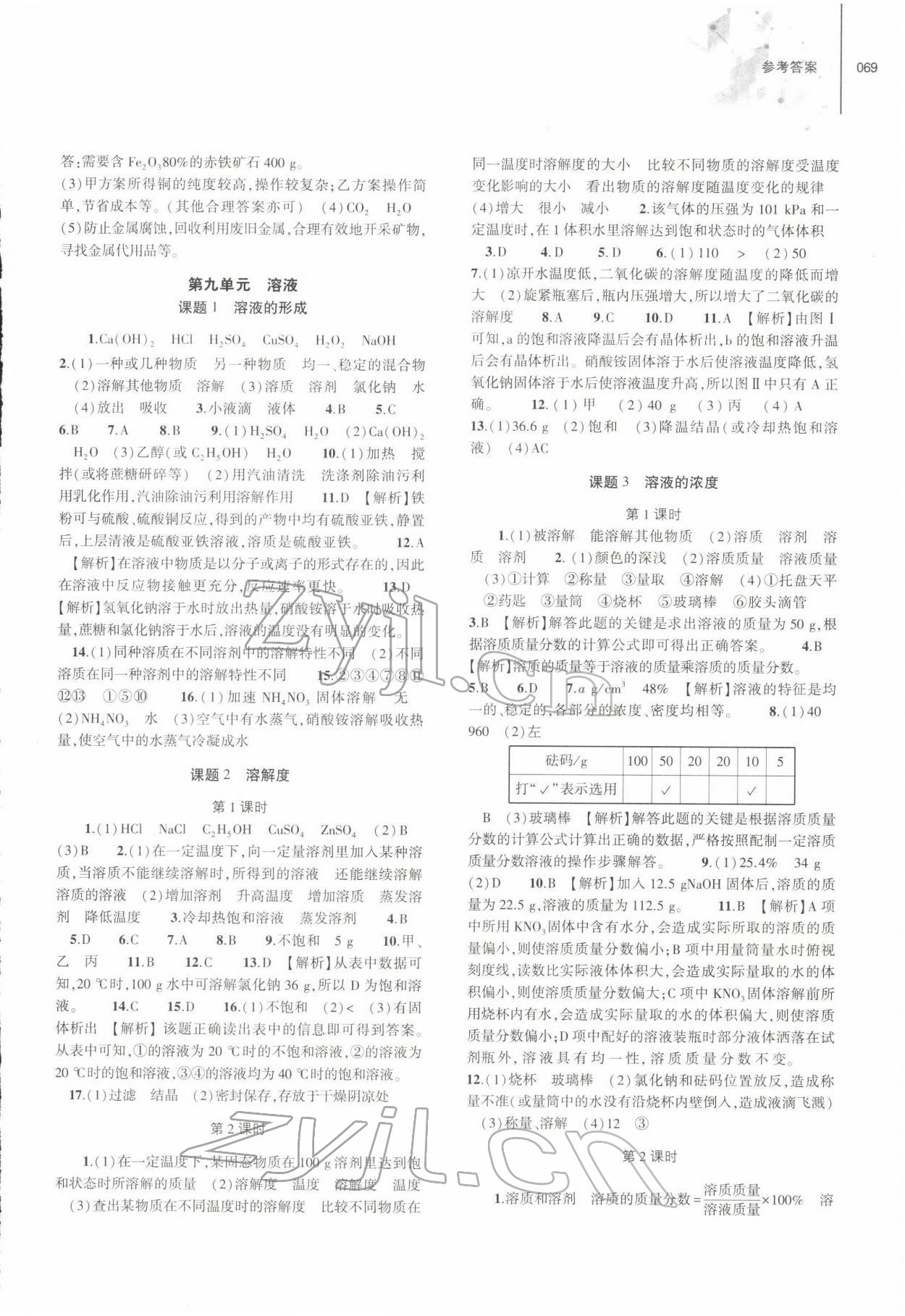 2022年同步練習冊大象出版社九年級化學下冊人教版 第3頁