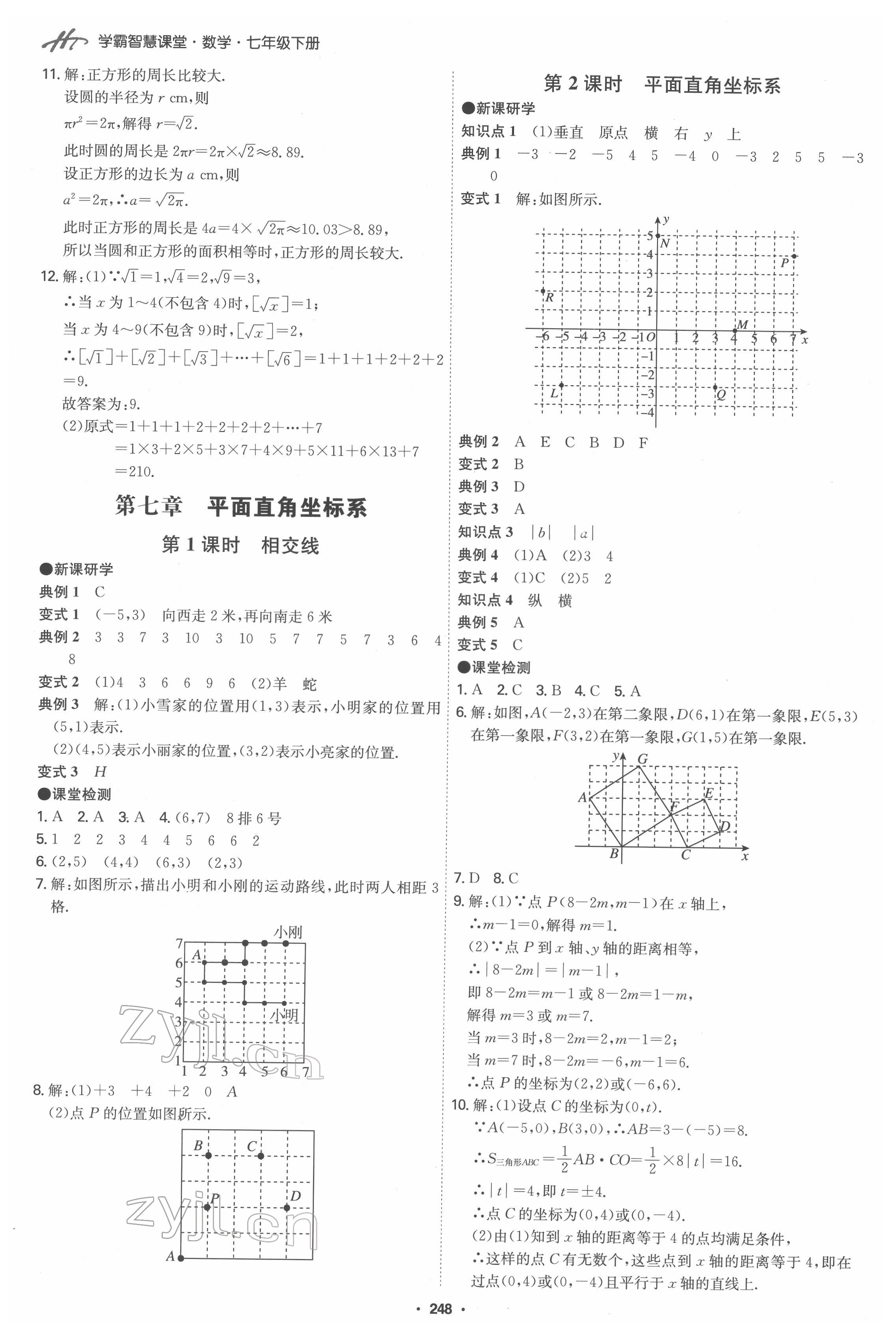 2022年學霸智慧課堂七年級數學下冊人教版 第12頁