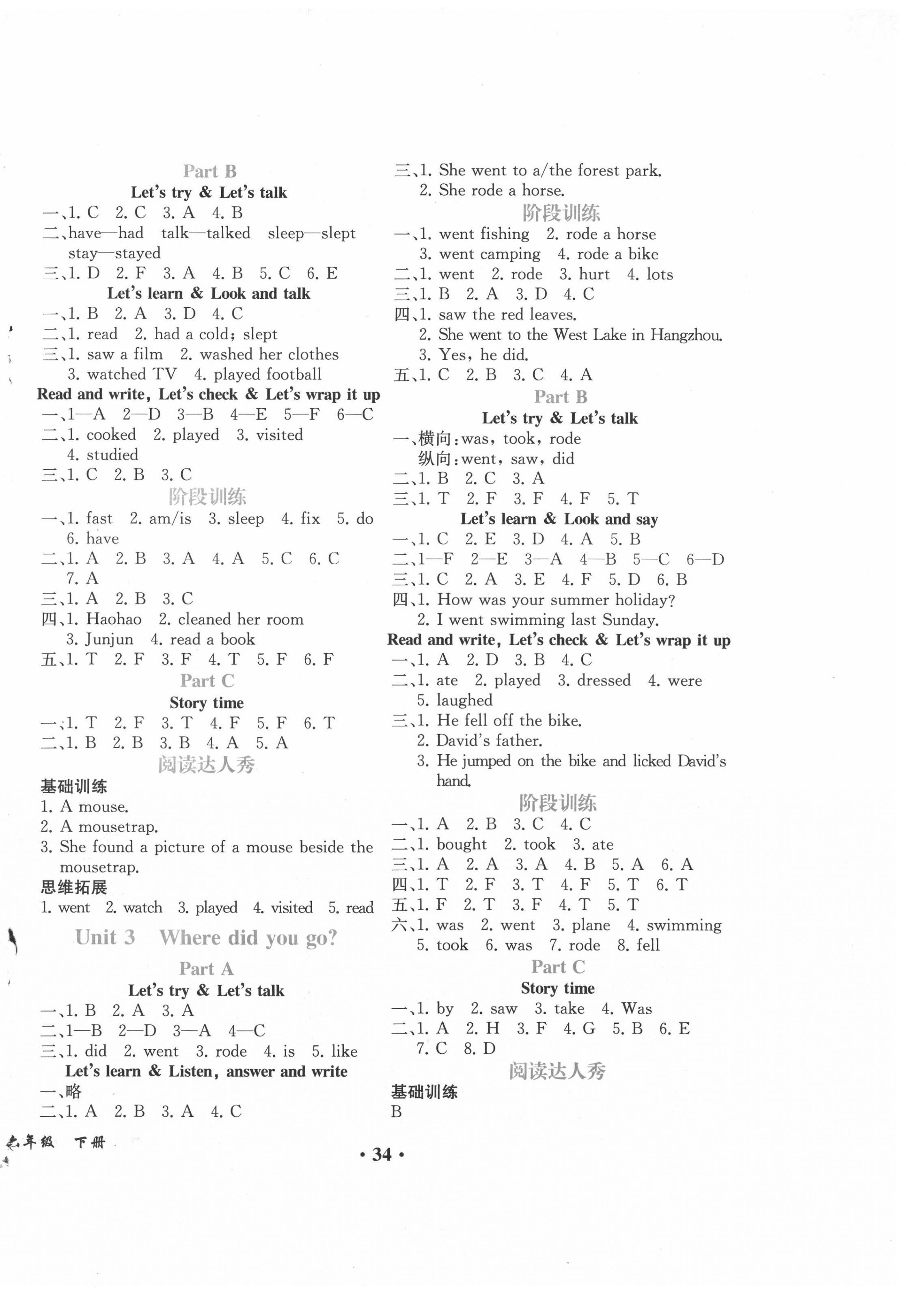 2022年勝券在握同步解析與測(cè)評(píng)六年級(jí)英語(yǔ)下冊(cè)人教版重慶專版 第2頁(yè)