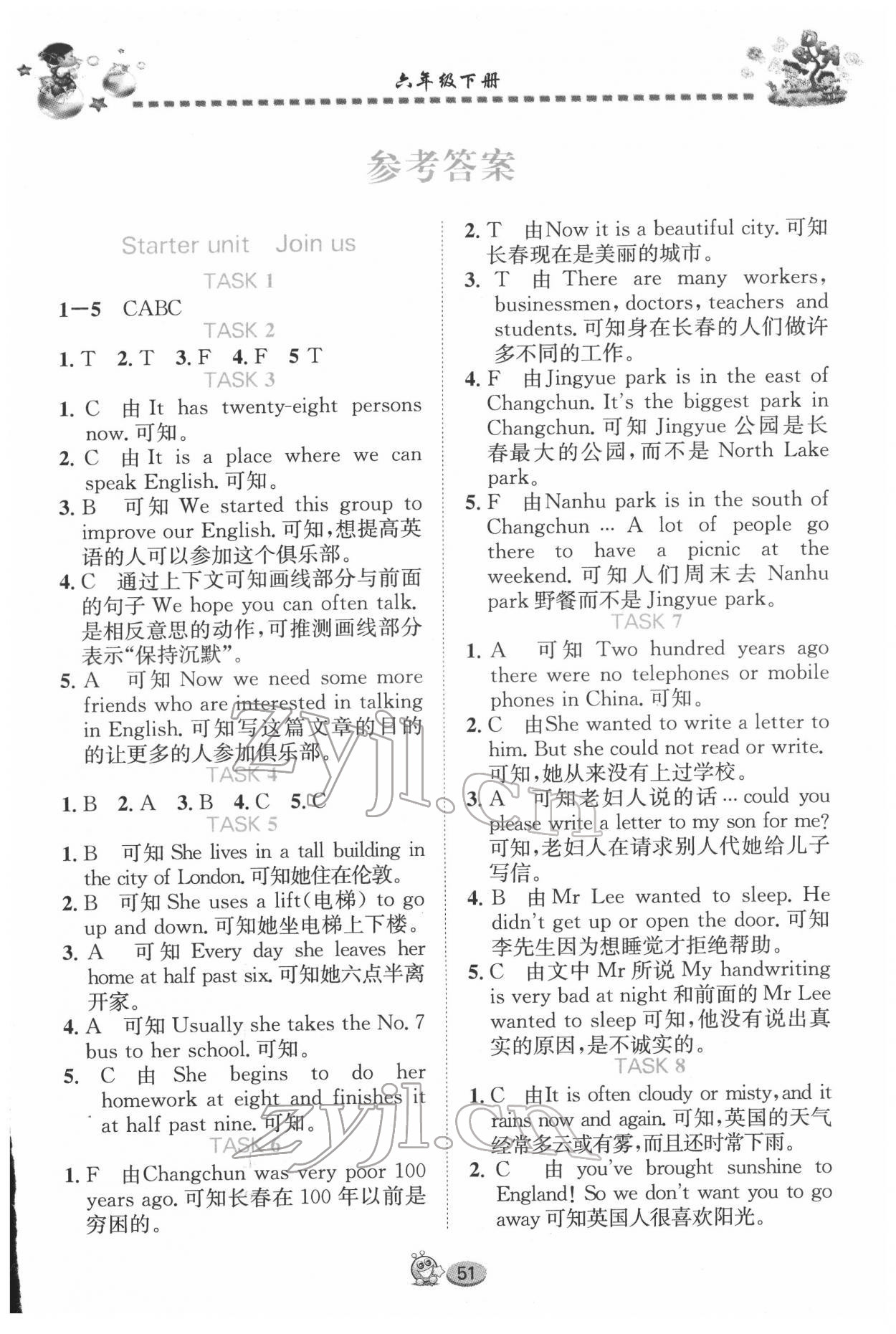 2022年全優(yōu)英語(yǔ)閱讀訓(xùn)練六年級(jí)英語(yǔ)下冊(cè)Join in武漢專版 第1頁(yè)