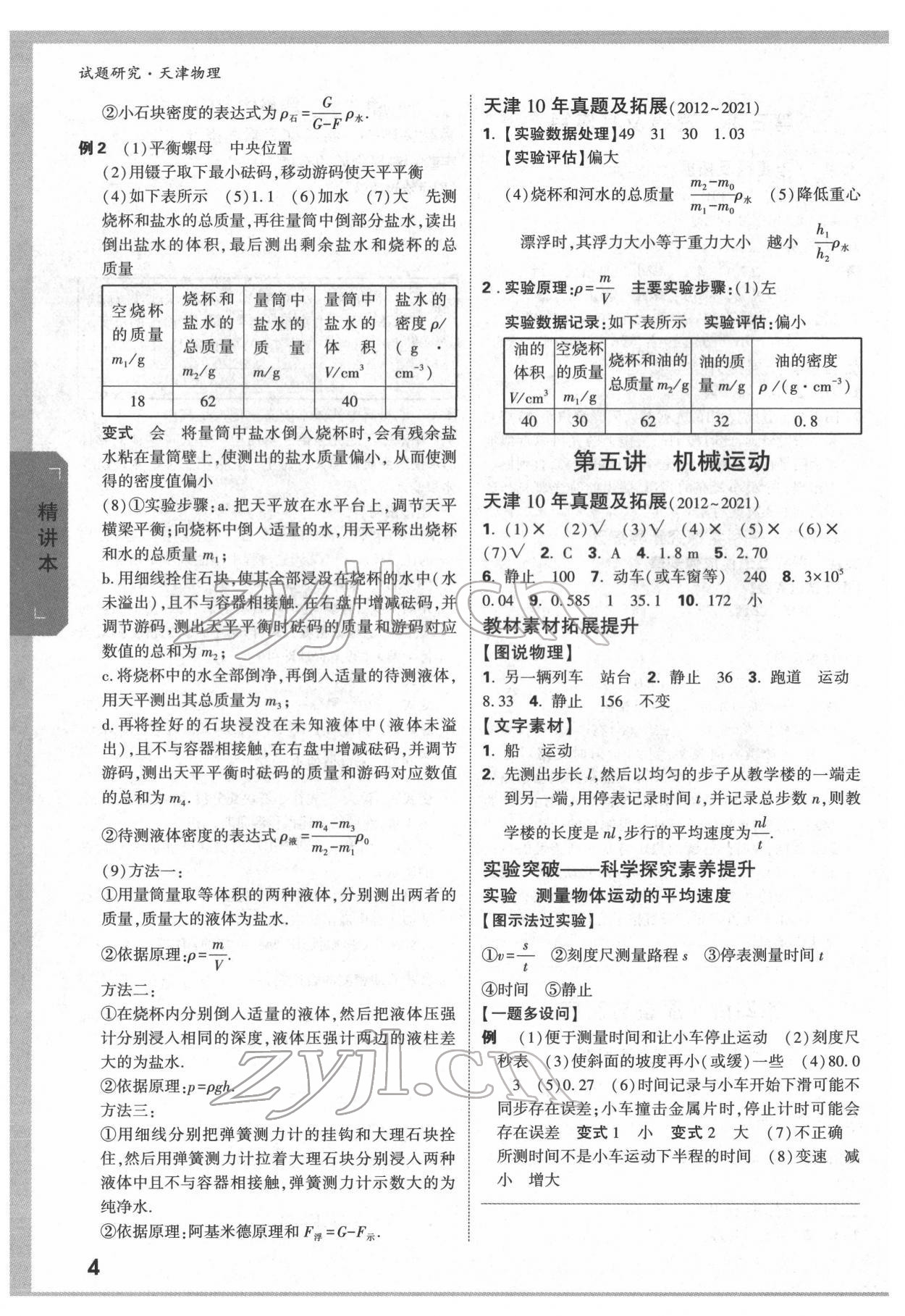 2022年萬唯中考試題研究物理中考人教版天津?qū)０?nbsp;第3頁