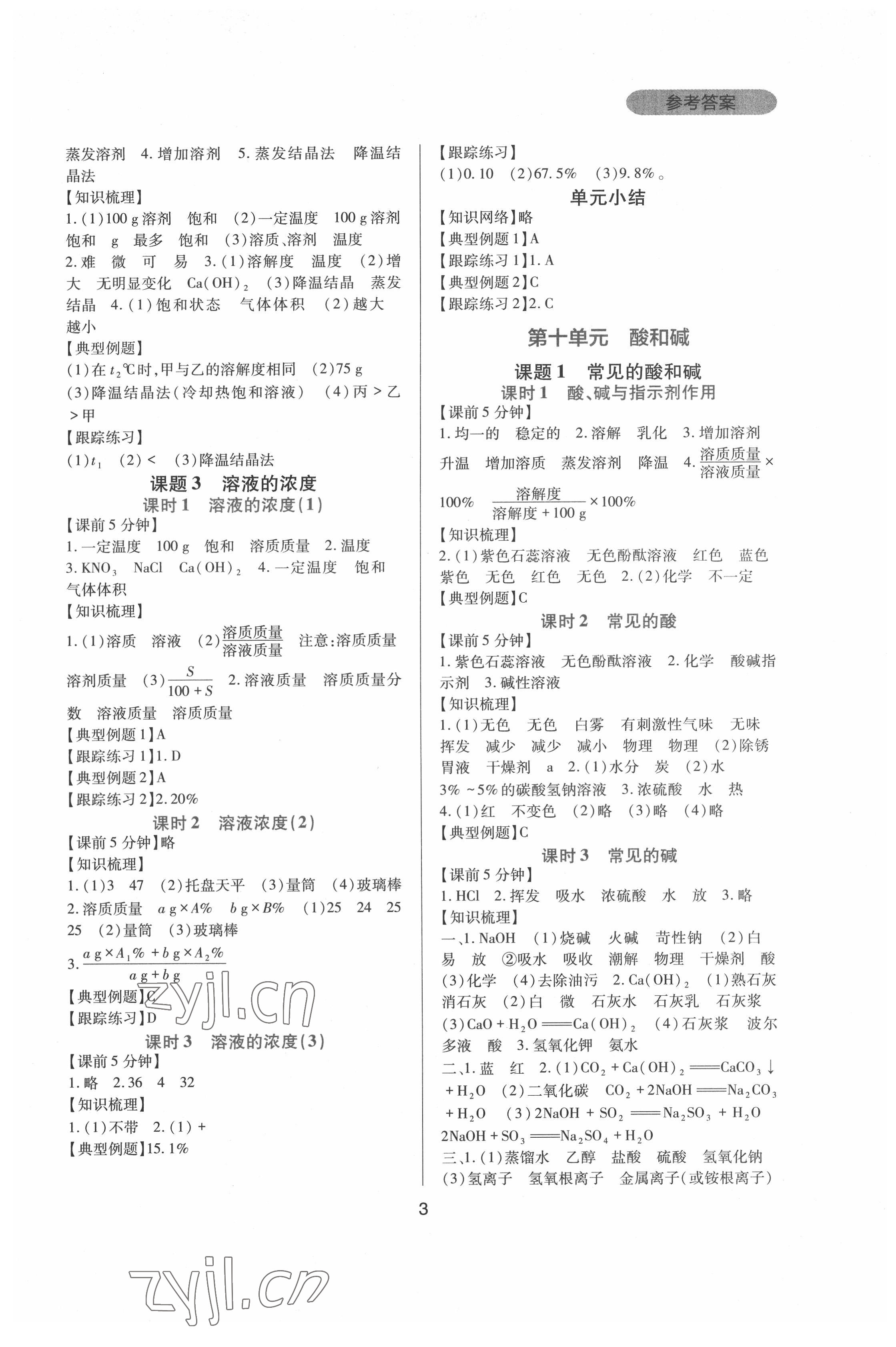 2022年新課程實(shí)踐與探究叢書九年級化學(xué)下冊人教版 第3頁