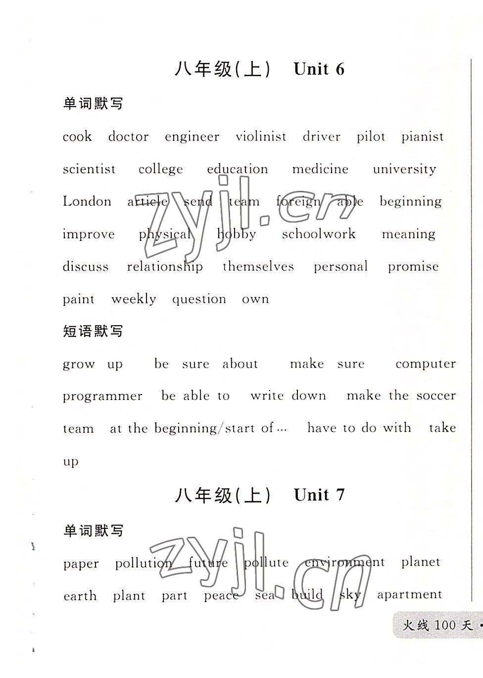 2022年火線100天英語(yǔ)人教版黃岡孝感咸寧專版 第17頁(yè)