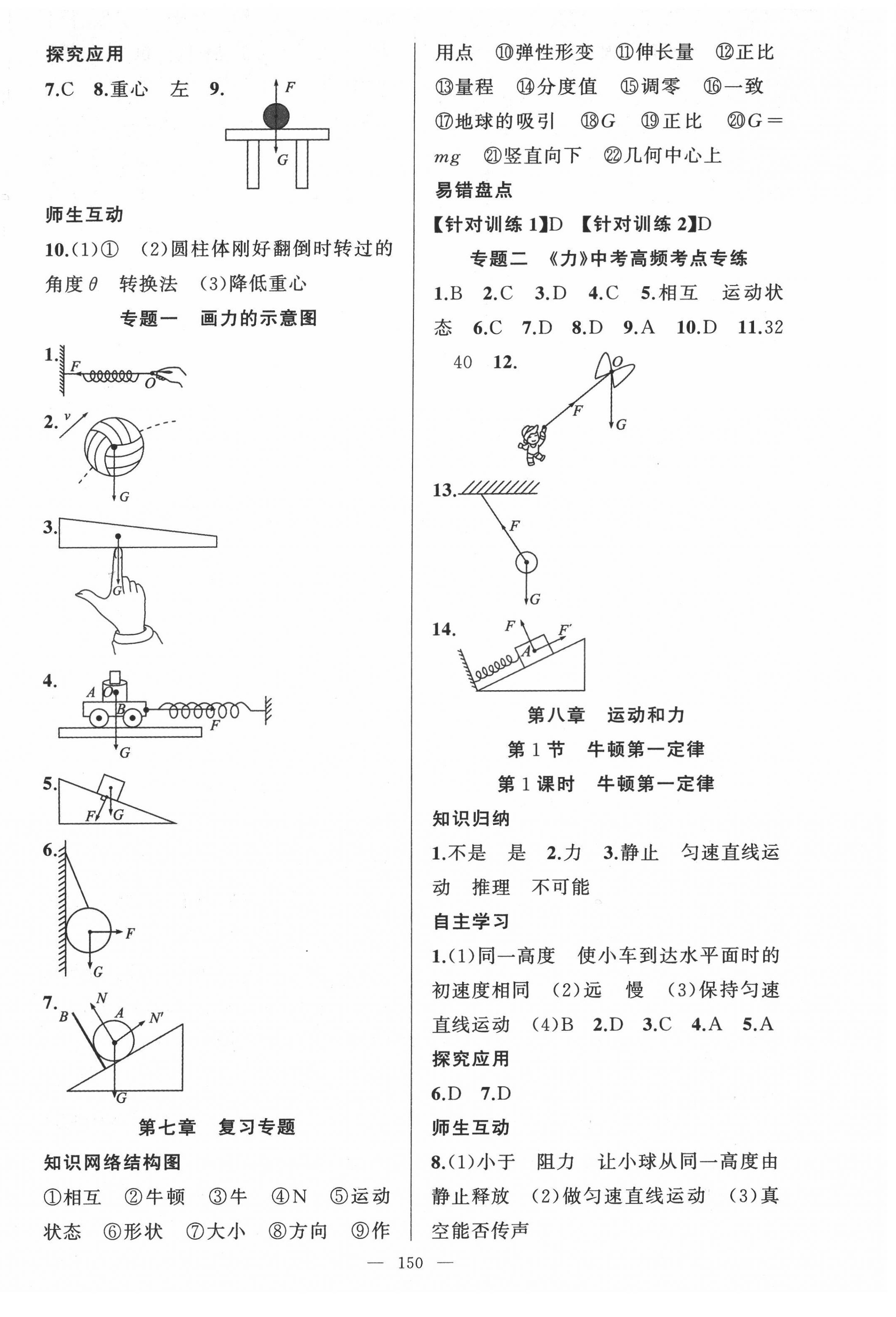 2022年原創(chuàng)新課堂八年級(jí)物理下冊(cè)人教版武漢專版 第2頁(yè)