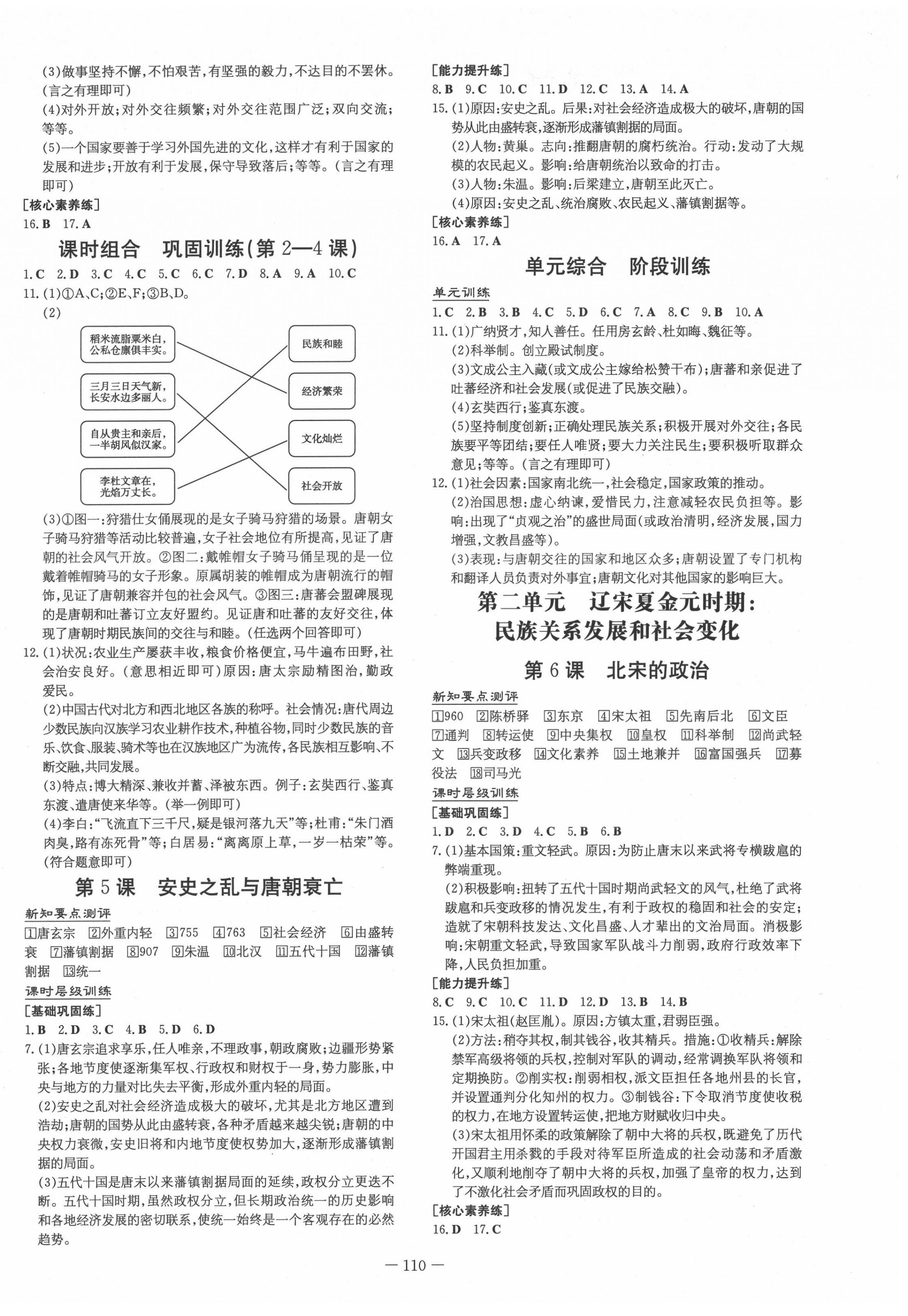 2022年練案七年級(jí)歷史下冊(cè)人教版 第2頁(yè)