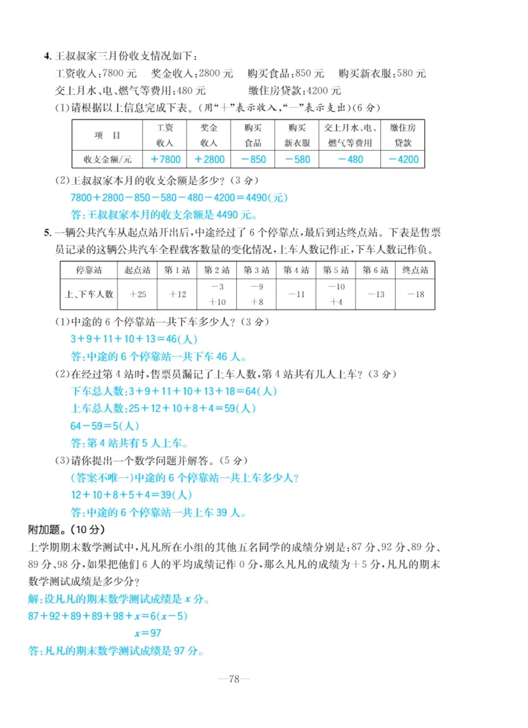 2022年小學(xué)一課三練我的作業(yè)本六年級數(shù)學(xué)下冊人教版 第4頁