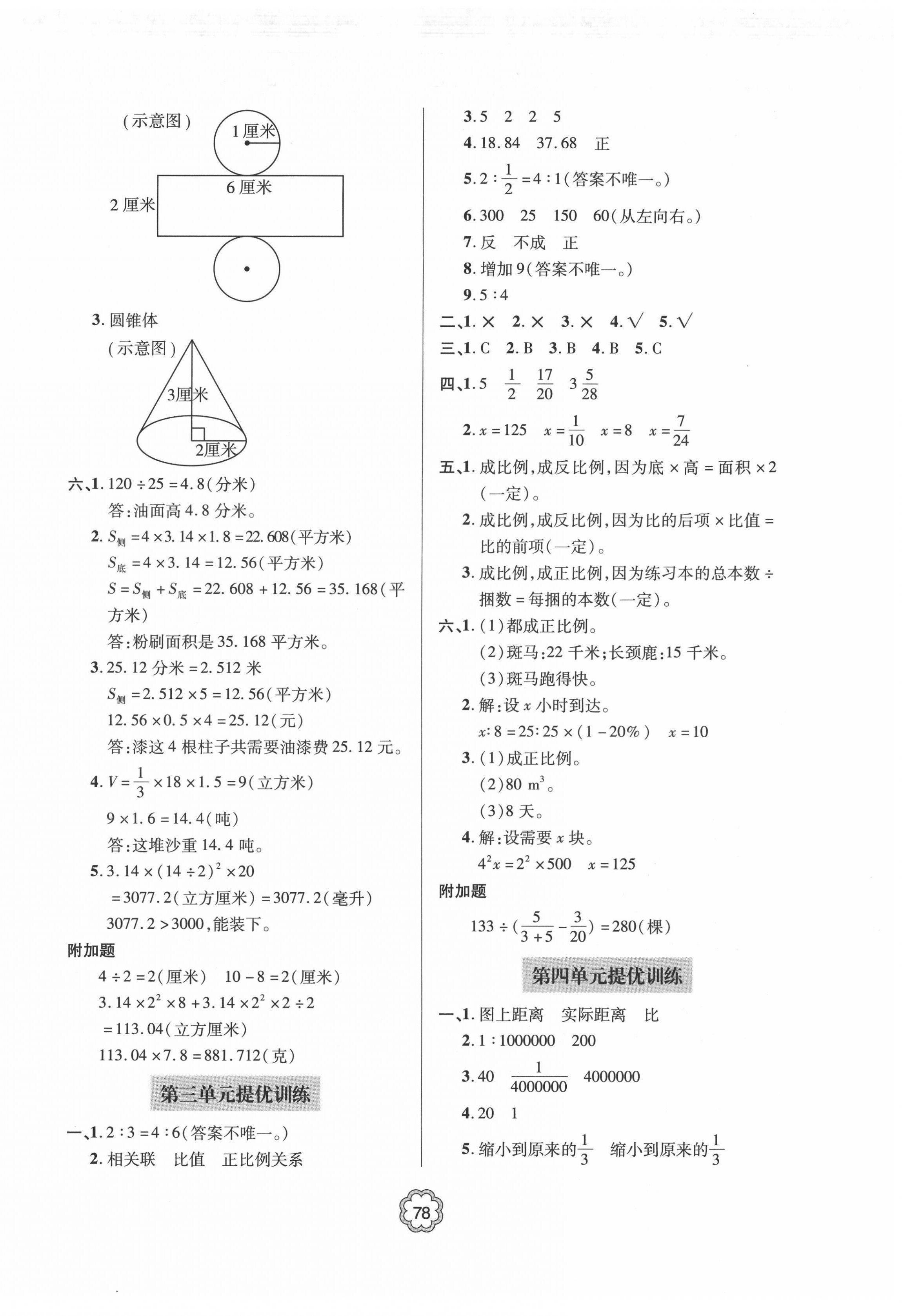 2022年新課堂同步學(xué)習(xí)與探究提優(yōu)訓(xùn)練六年級數(shù)學(xué)下冊青島版 第2頁