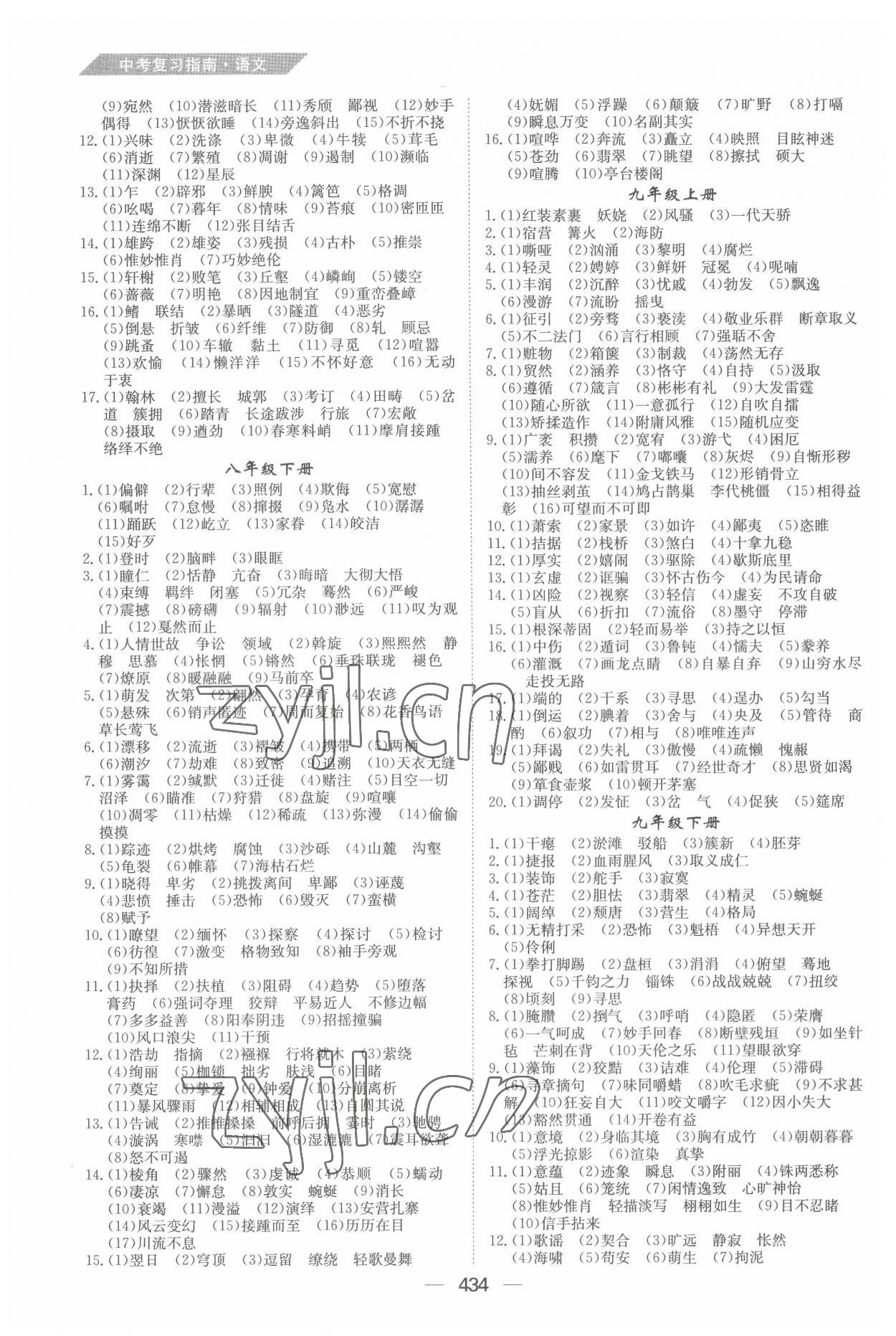 2022年百年學典中考復習指南語文廣東專版 第2頁