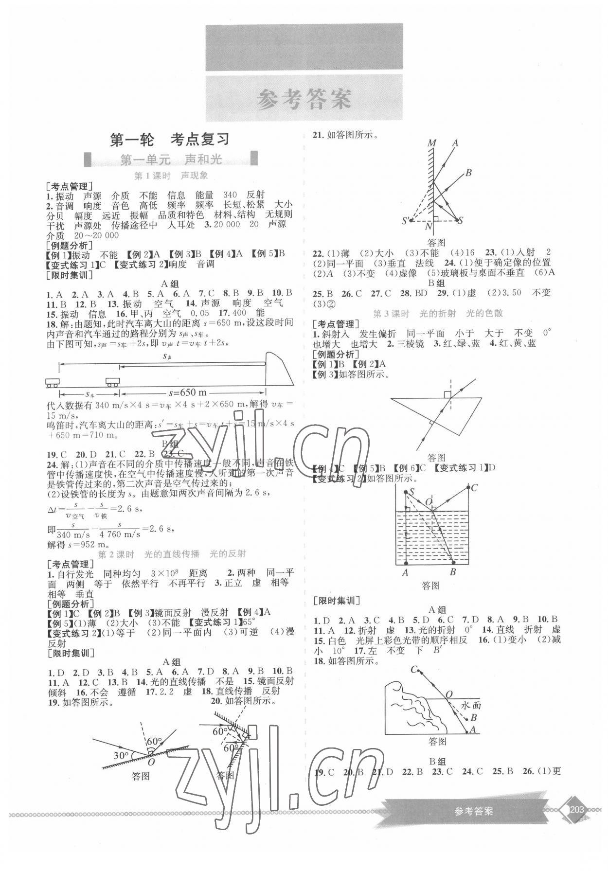 2022年點(diǎn)擊中考物理 第1頁