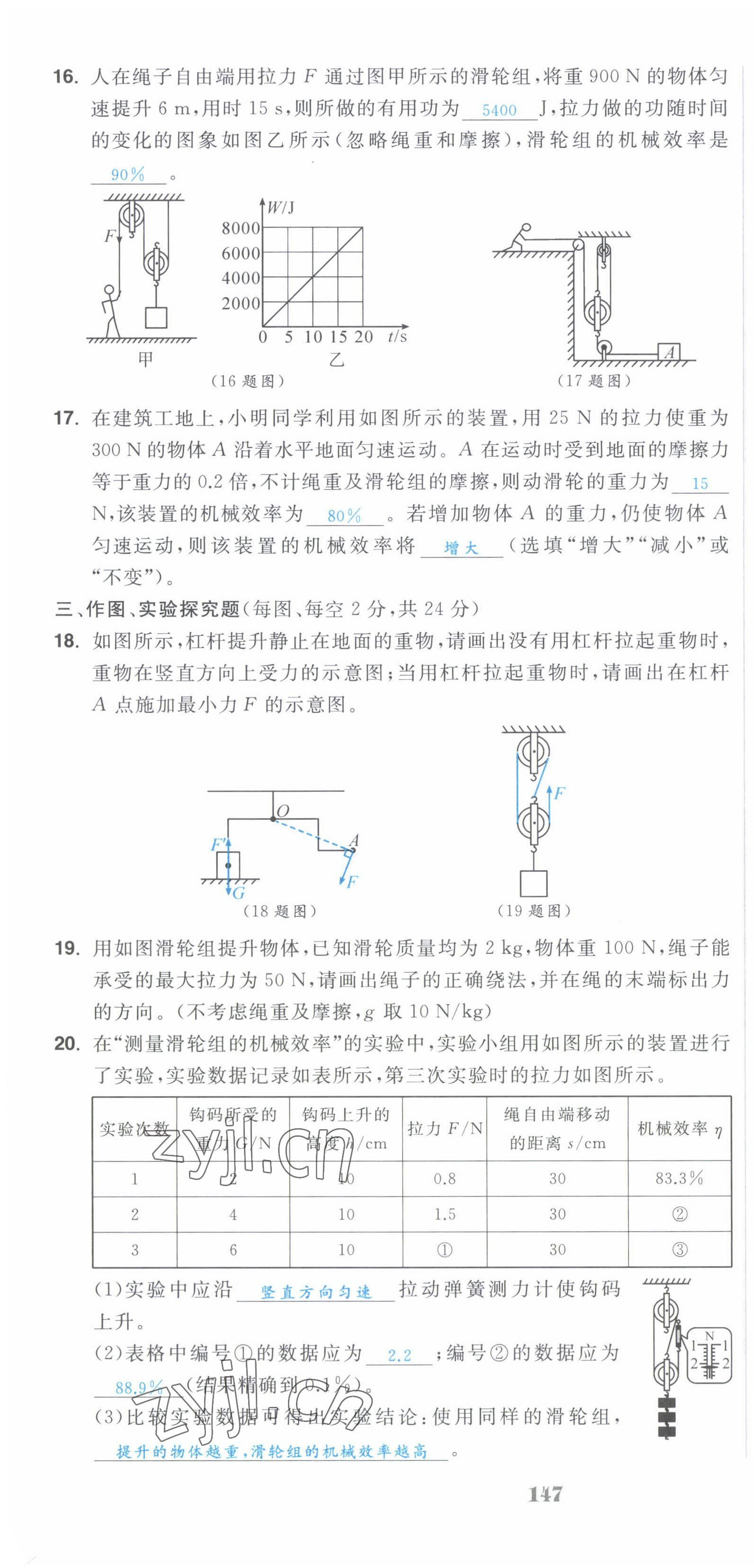 2022年超越训练八年级物理下册人教版 第28页